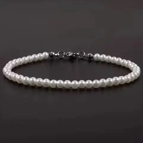 Other 6MM Pearl Bead Bracelet Size ONE SIZE - 1 Thumbnail