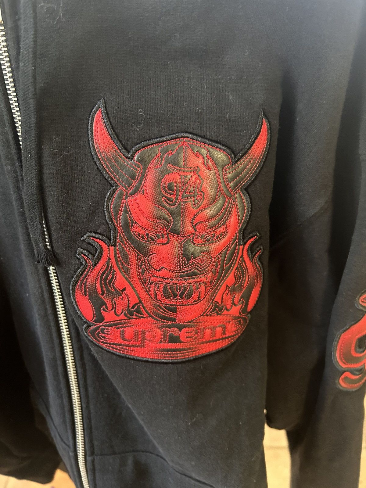 Supreme Supreme SS22 Demon Zip Up Hoodie Size US M / EU 48-50 / 2 - 3 Thumbnail