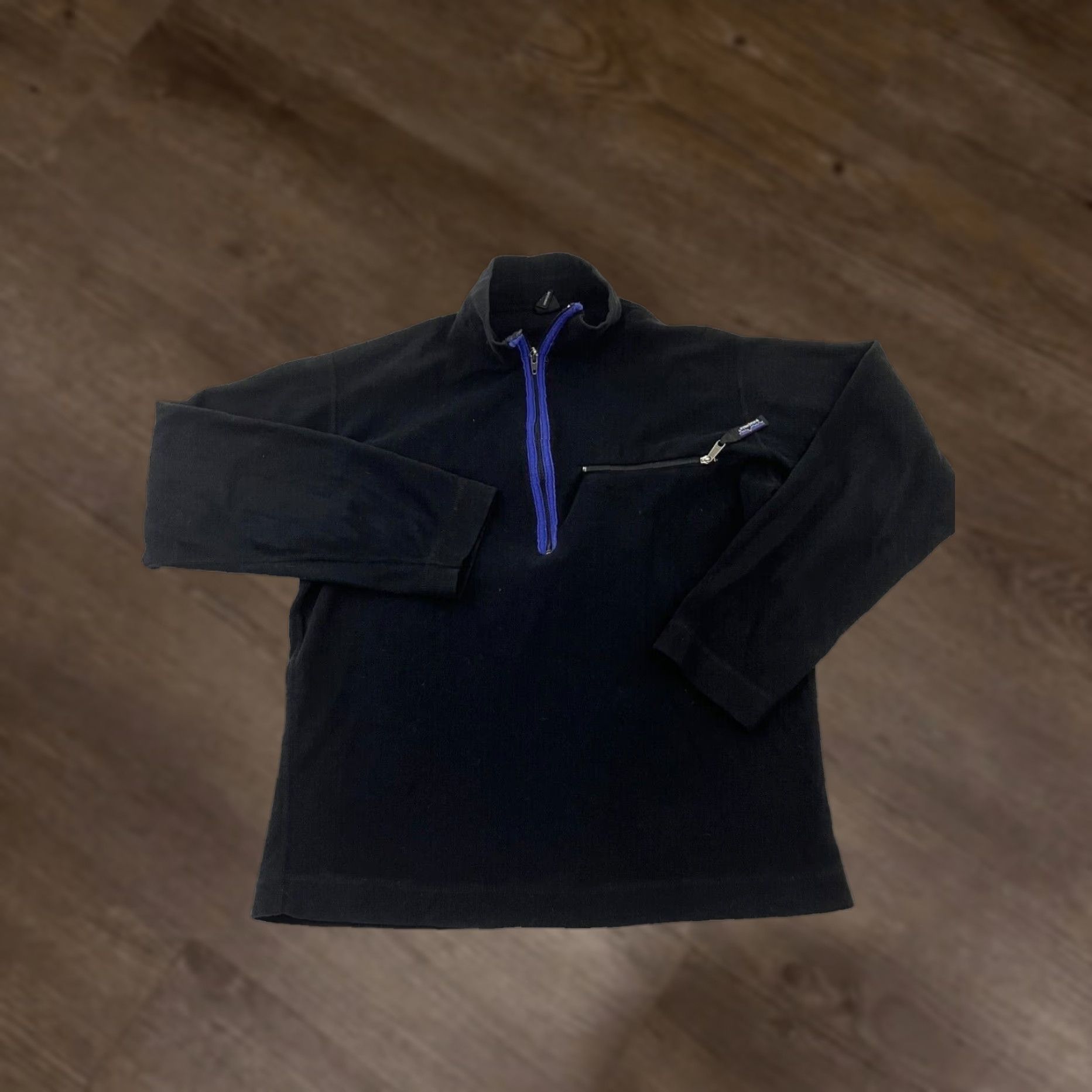 Patagonia VINTAGE Patagonia Capilene Fleece Black Jacket Mens Small Size Capilene Synchilla Size US S / EU 44-46 / 1 - 1 Thumbnail