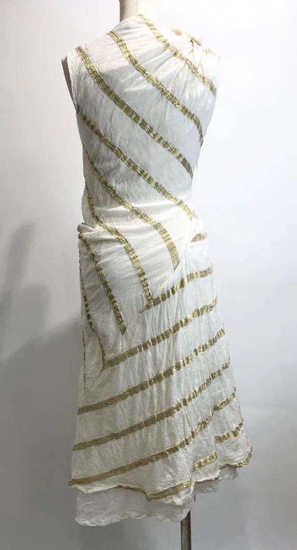 Other Vivienne Westwood Gold thread twill deconstructed dress Size XS / US 0-2 / IT 36-38 - 2 Thumbnail