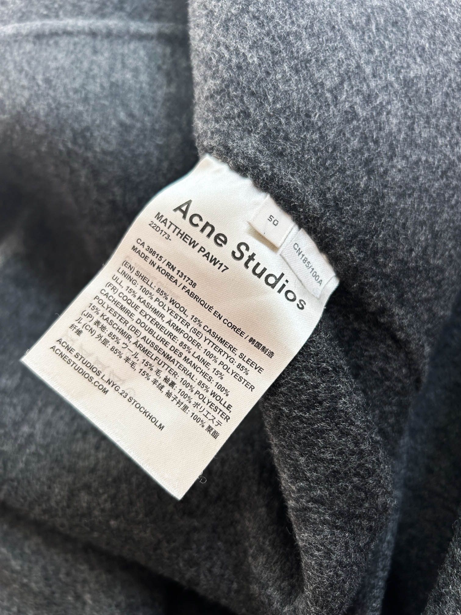 Acne Studios Matthew Coat Size US M / EU 48-50 / 2 - 4 Thumbnail