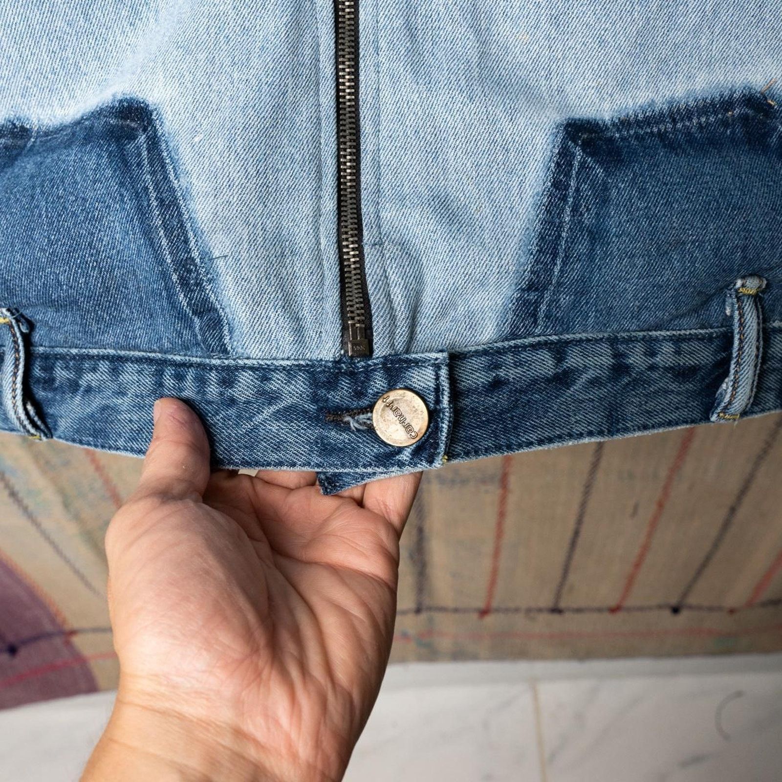 Carhartt Upcycled carhartt detroit jacket reconstructed Size US M / EU 48-50 / 2 - 4 Thumbnail
