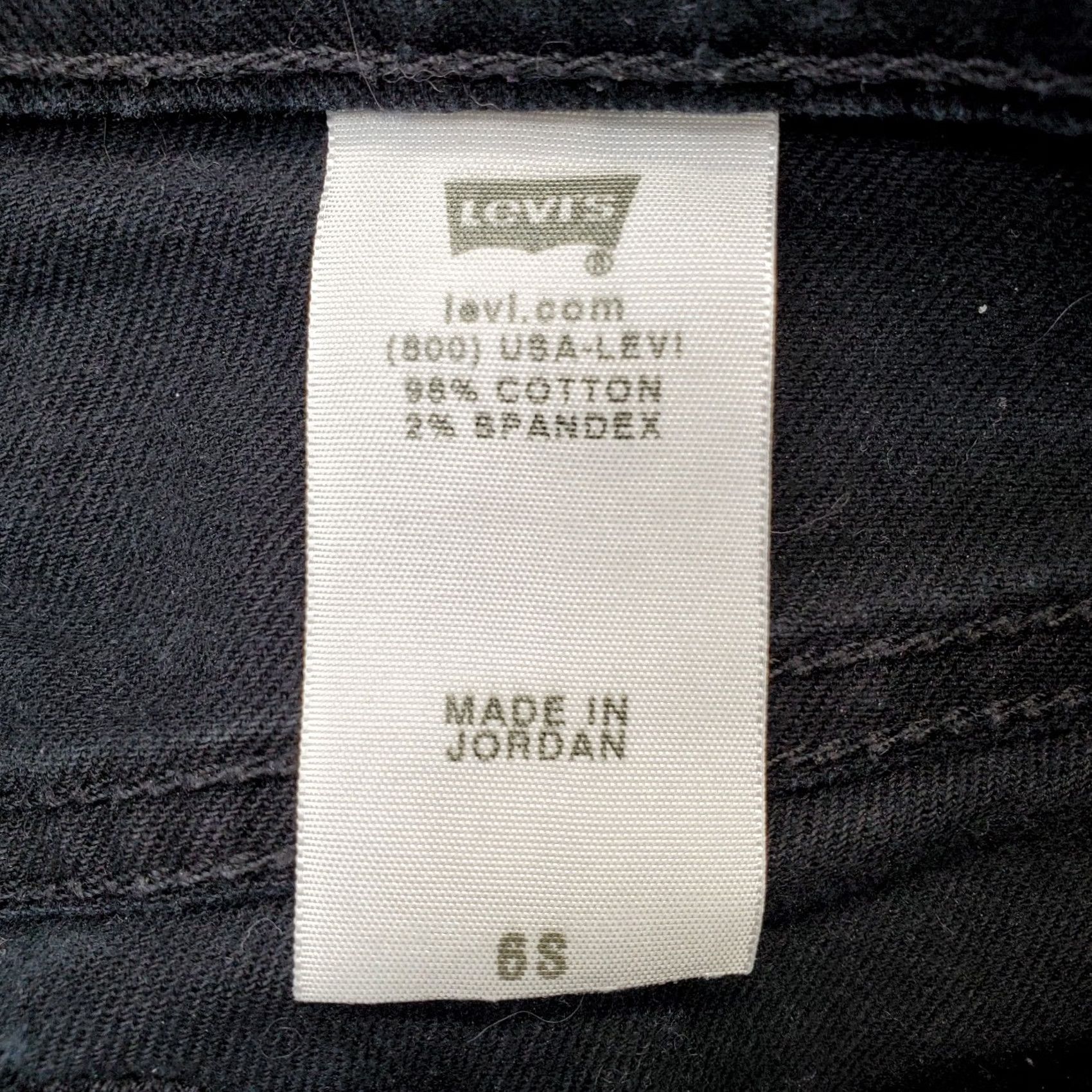 Levi's Levi's Womens 6 Bootcut Jeans Black Denim Stretch Relaxed Fit Streetwear Pants Size 28" / US 6 / IT 42 - 7 Thumbnail