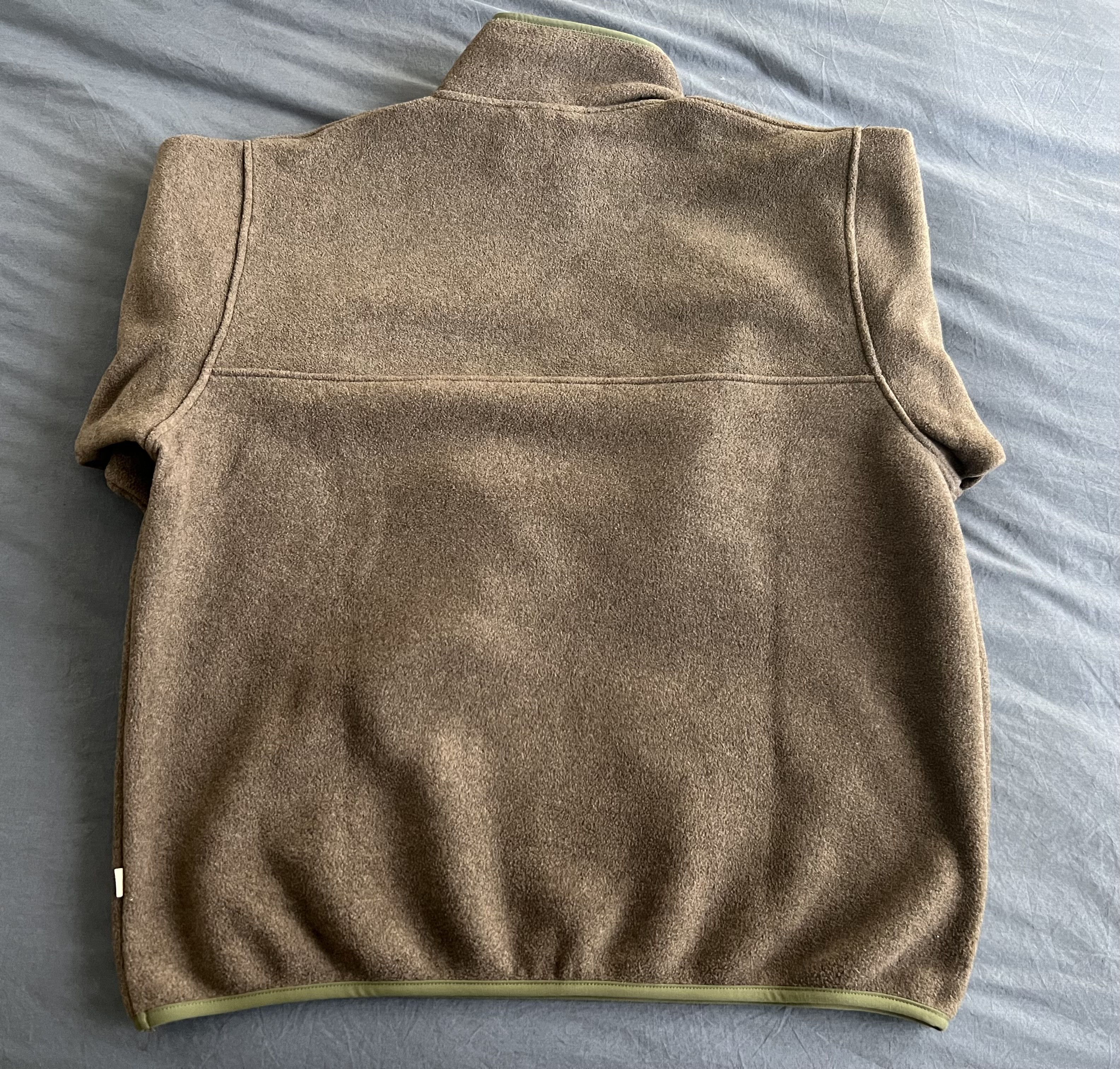 JJJJound JJJJOUND Camper Polar Fleece - Brown/Olive - Medium Size US M / EU 48-50 / 2 - 2 Thumbnail
