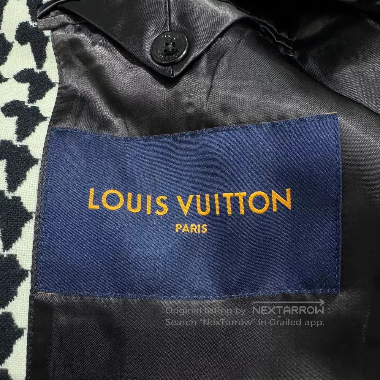 Louis Vuitton louis vuitton houndstooth patterned coat. Size US L / EU 52-54 / 3 - 3 Thumbnail