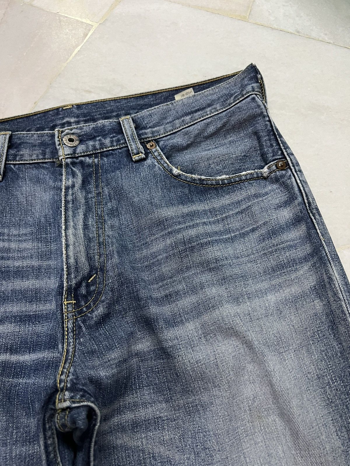 Levi's 💥Baggy💥Vintage LPC Levis 502 Faded Distressed Jean Size US 33 - 9 Thumbnail