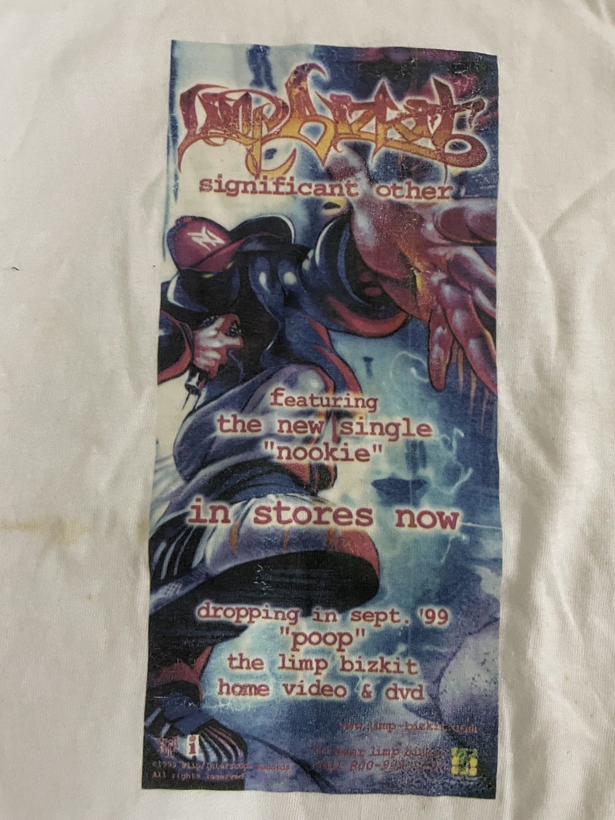 Band Tees Rare! Limp Bizkit Vintage 1999 Concert Promo Tour T Shirt Size US M / EU 48-50 / 2 - 2 Thumbnail