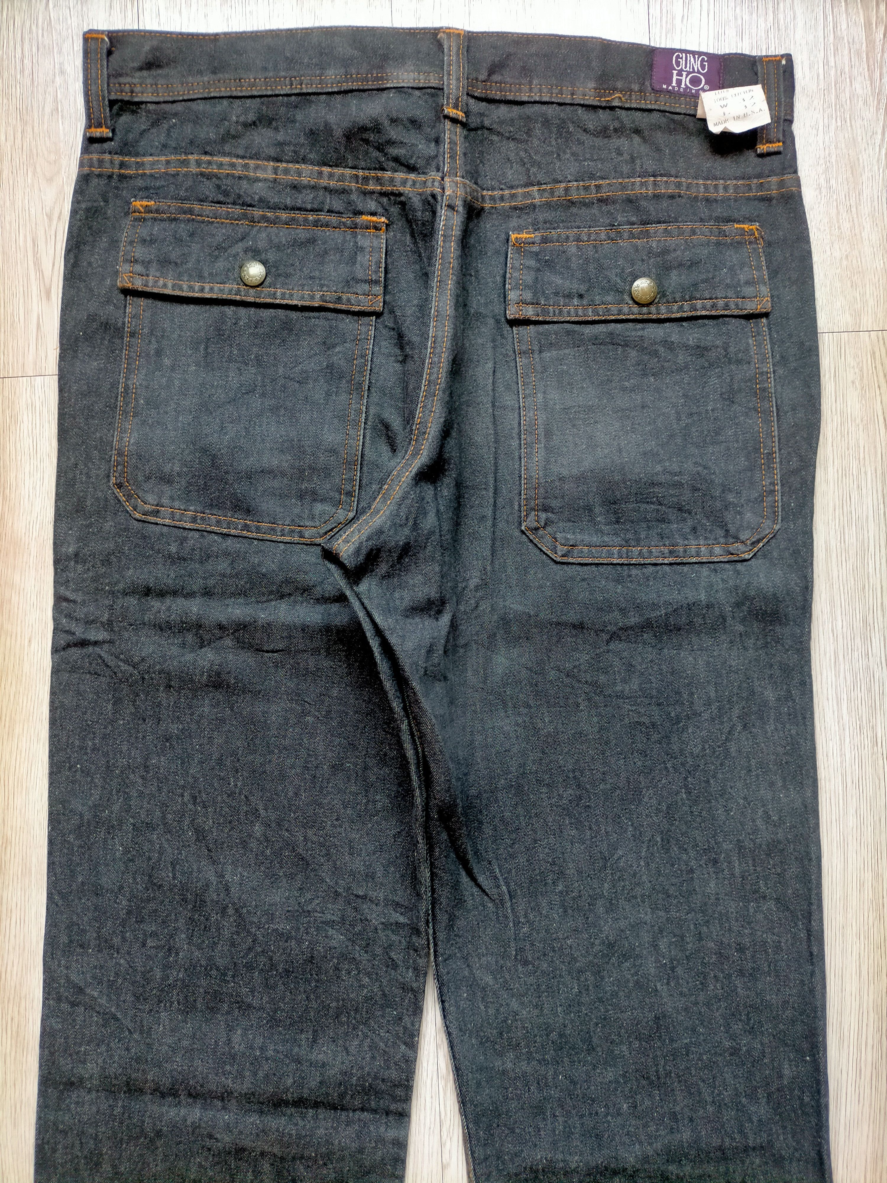 Hysteric Glamour Vintage 90s Gung Ho Bush Pants Black Jeans Usa Size US 32 / EU 48 - 11 Thumbnail