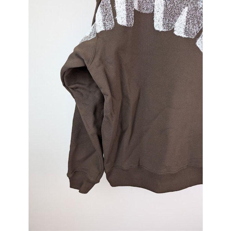 Off-White o1rshd1 Logo Skate Hoodie in Chocolate / White Size US M / EU 48-50 / 2 - 13 Thumbnail