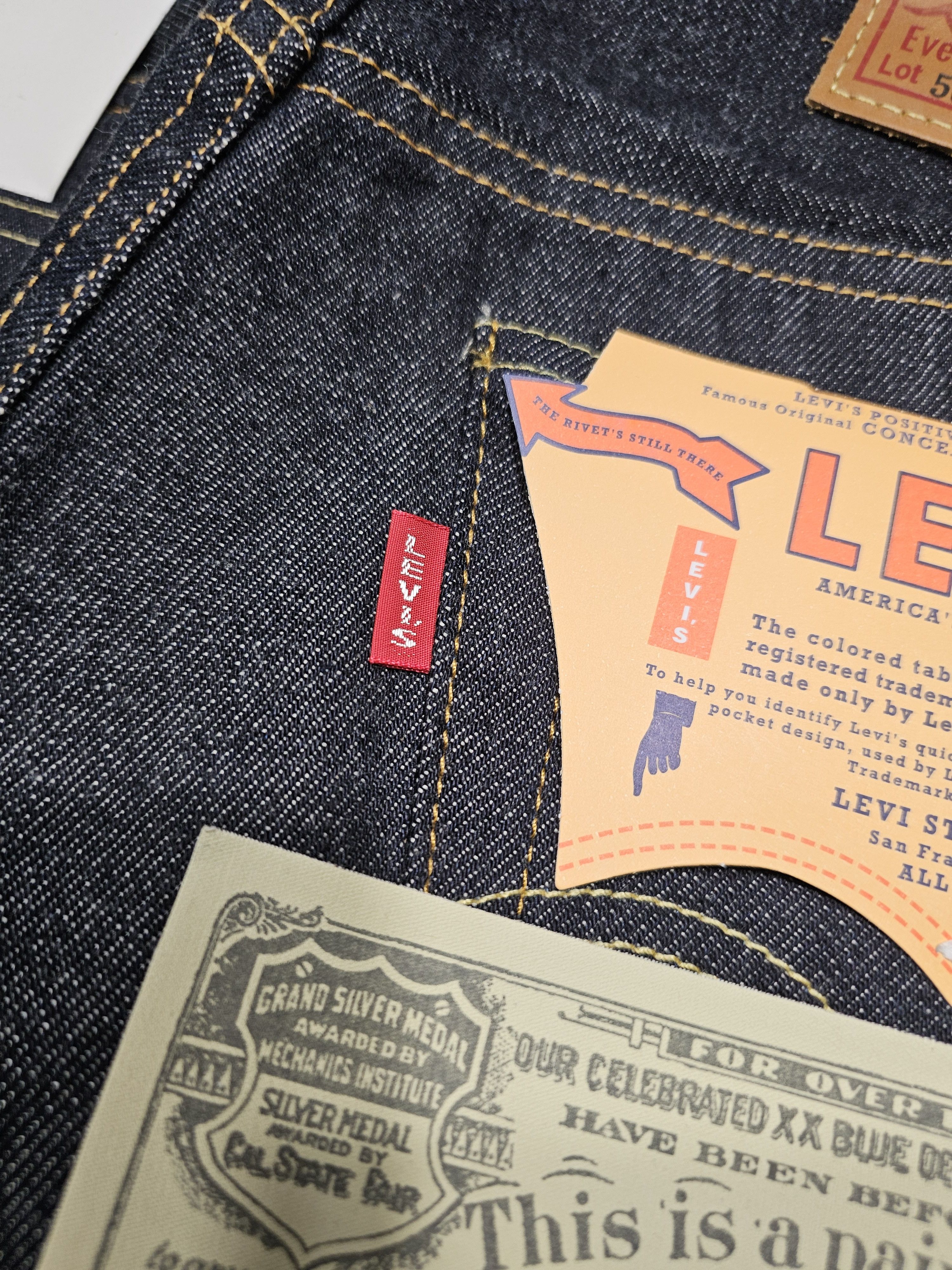 Levi's Vintage Clothing NWT LVC Levi's Vintage Clothing 1954 501 Big E Made in Japan Size 29" - 9 Thumbnail