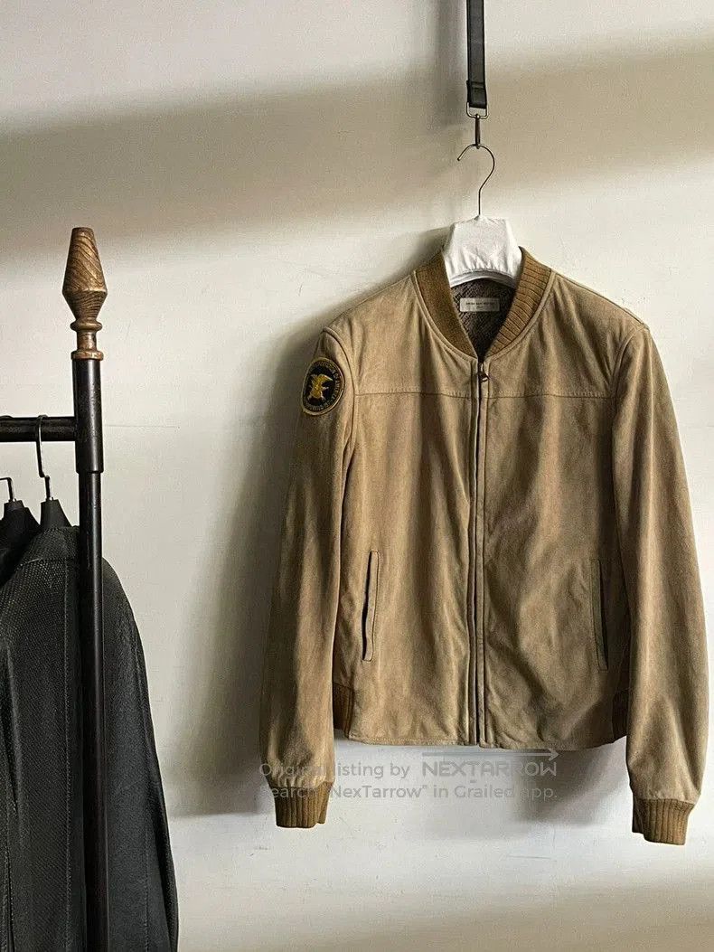 Dries Van Noten Dries Van Noten Suede Leather Jacket. Size US L / EU 52-54 / 3 - 1 Thumbnail