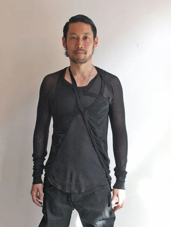 Boris Bidjan Saberi aw10-11 strap cardigan Size US M / EU 48-50 / 2 - 2 Thumbnail
