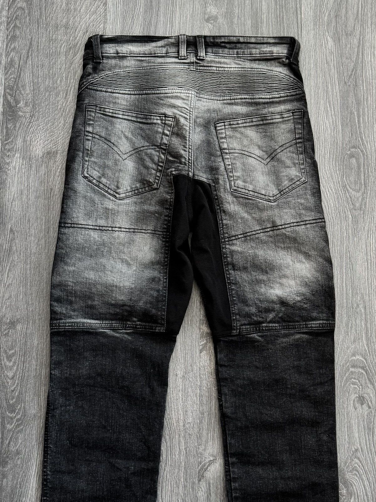 Japanese Brand Y2K Vintage Balenciaga /Amiri Style Zip Jeans Size US 32 / EU 48 - 6 Thumbnail