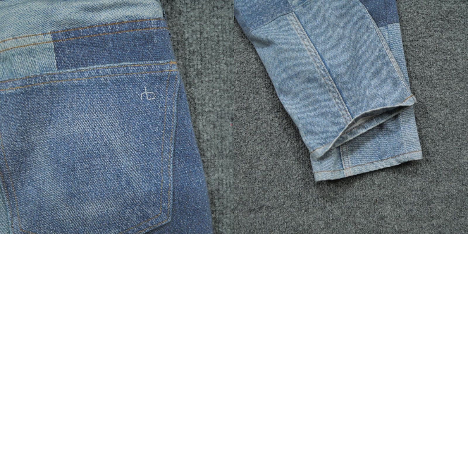 Rag & Bone **Patchwork Blue Women's 25 Regular Fit Leggings** User: **Patchwork Blue Womens 25 Regular Fit Leggings** Size 42" / US 20 - 9 Thumbnail