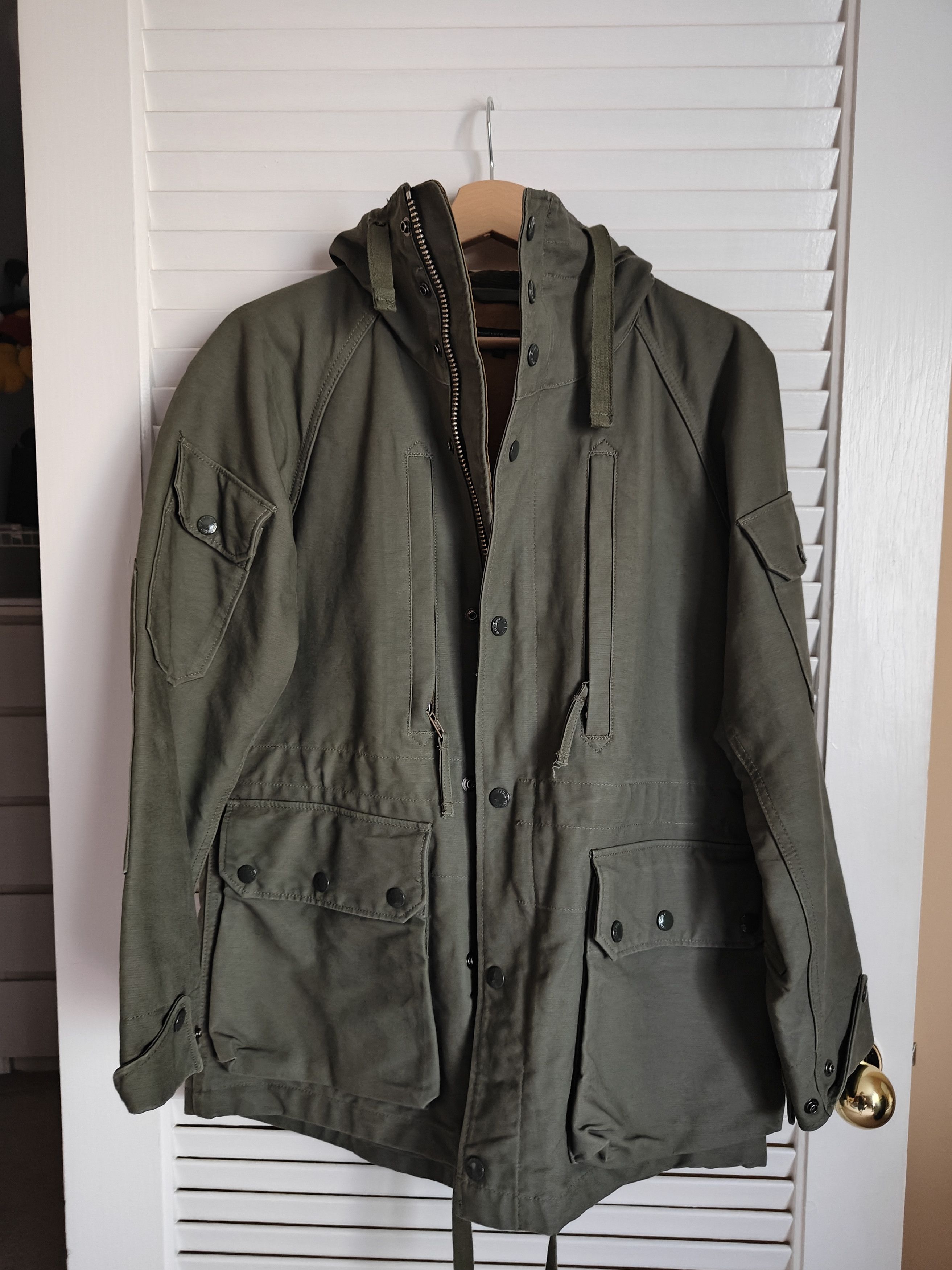 Engineered Garments ENGINEERED GARMENTS FIELD JACKET OLIVE COTTON ...