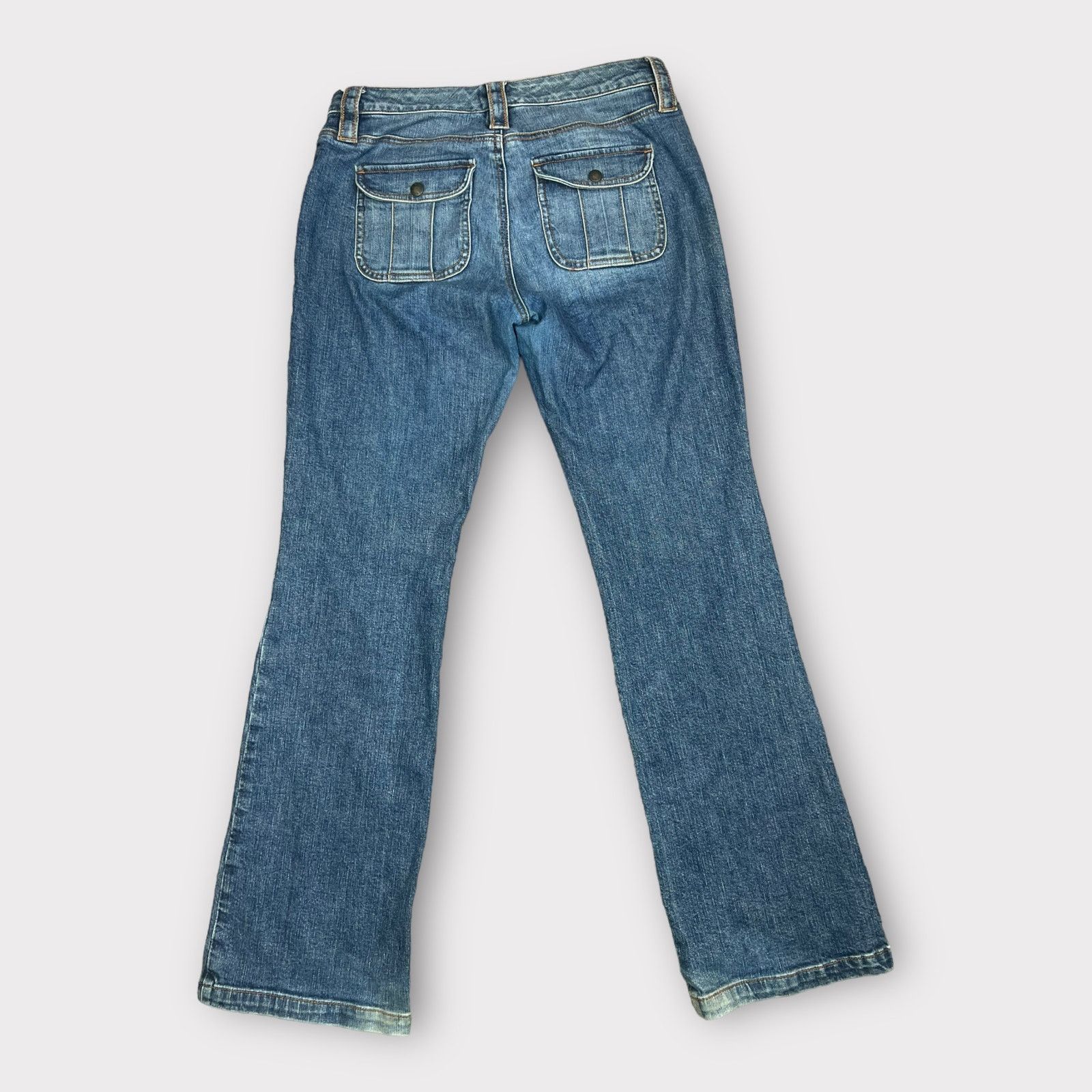 Vintage The Limited | Vintage Y2K Bootcut Nautical Jeans | 6 Size 28" / US 6 / IT 42 - 6 Thumbnail