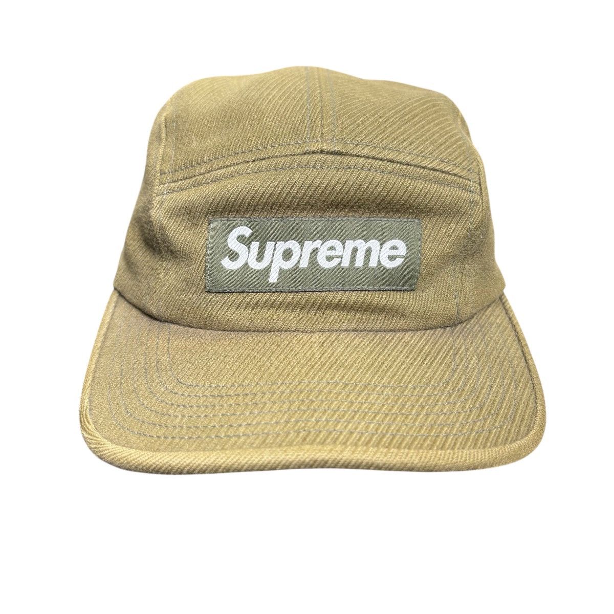 Supreme Supreme Olive Green Box Logo 5 Panel Hat | Grailed