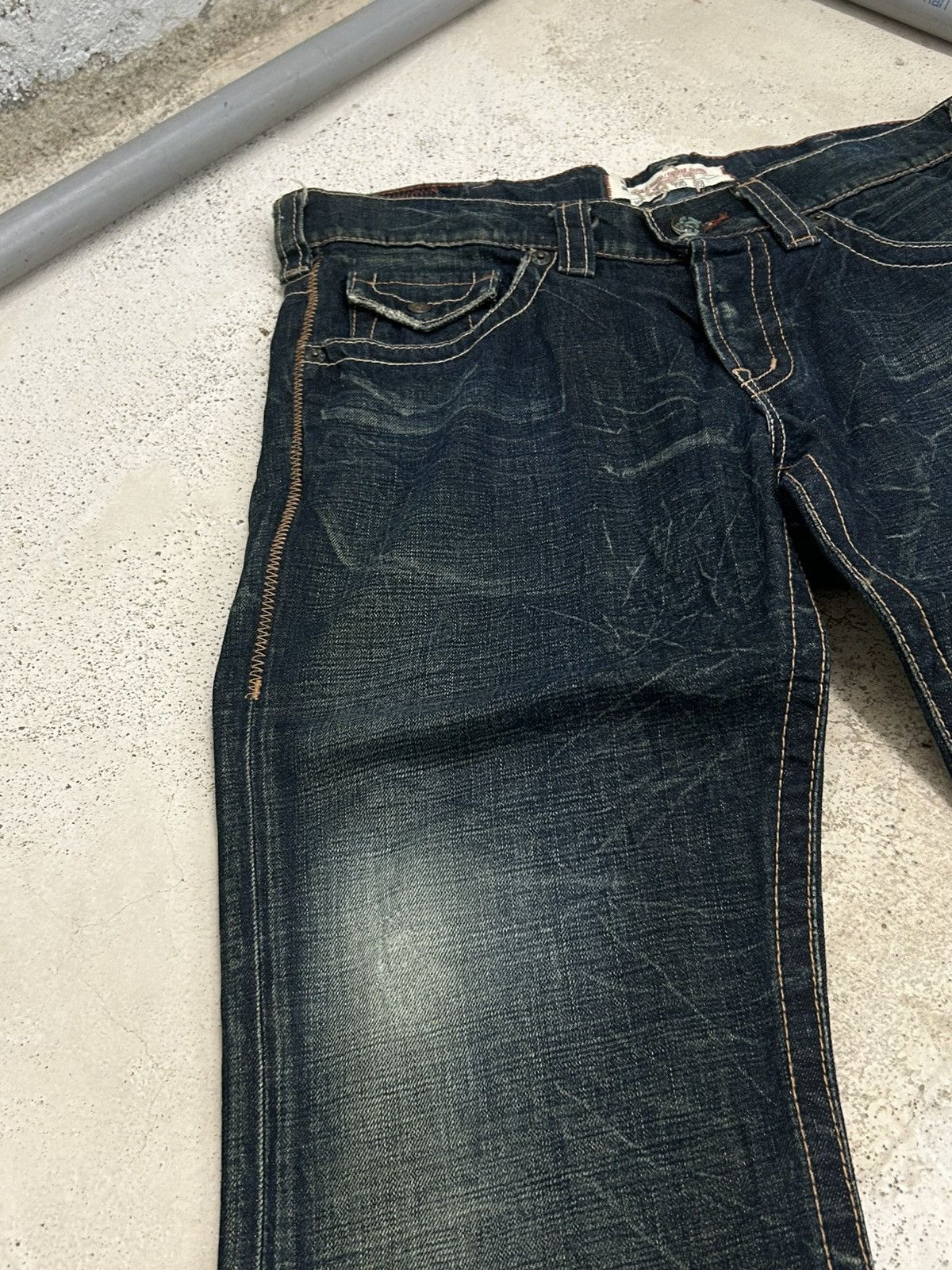 Hysteric Glamour Vintage Extreme Flared Jeans 1927 Brand Distressed Denim Size US 34 / EU 50 - 5 Thumbnail
