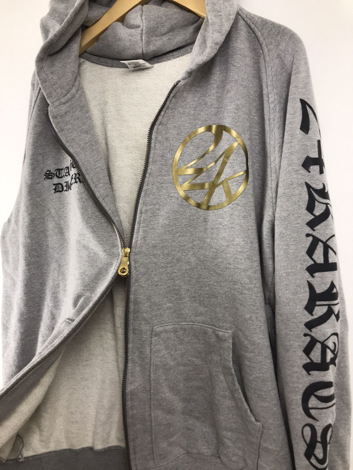 Designer × Other Gold Diggers 24 Karats Double Zipper Hoodie Size US XL / EU 56 / 4 - 6 Thumbnail