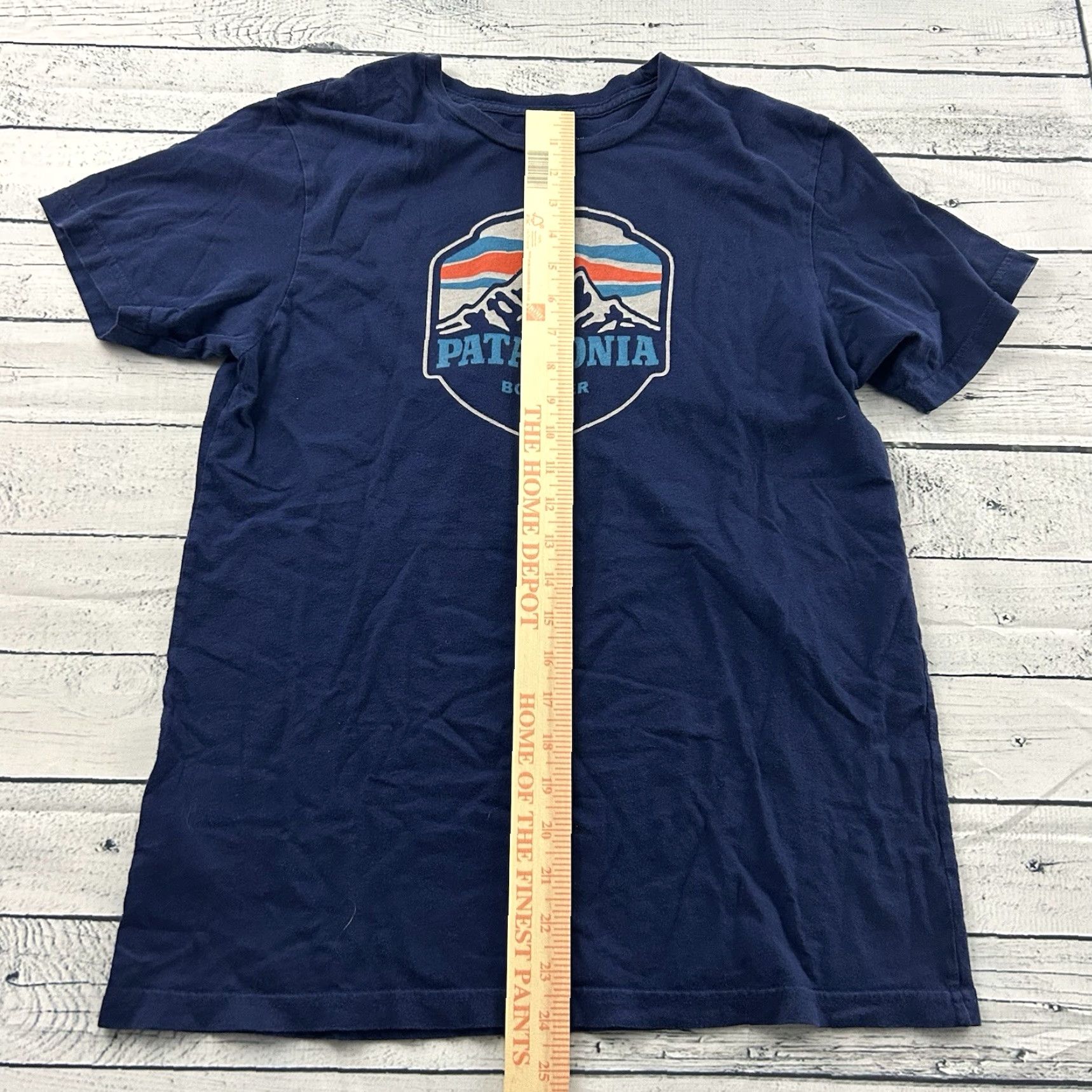 Patagonia Patagonia Boulder Slim Fit Short Sleeve T Shirt Mens M Blue Size US M / EU 48-50 / 2 - 3 Thumbnail