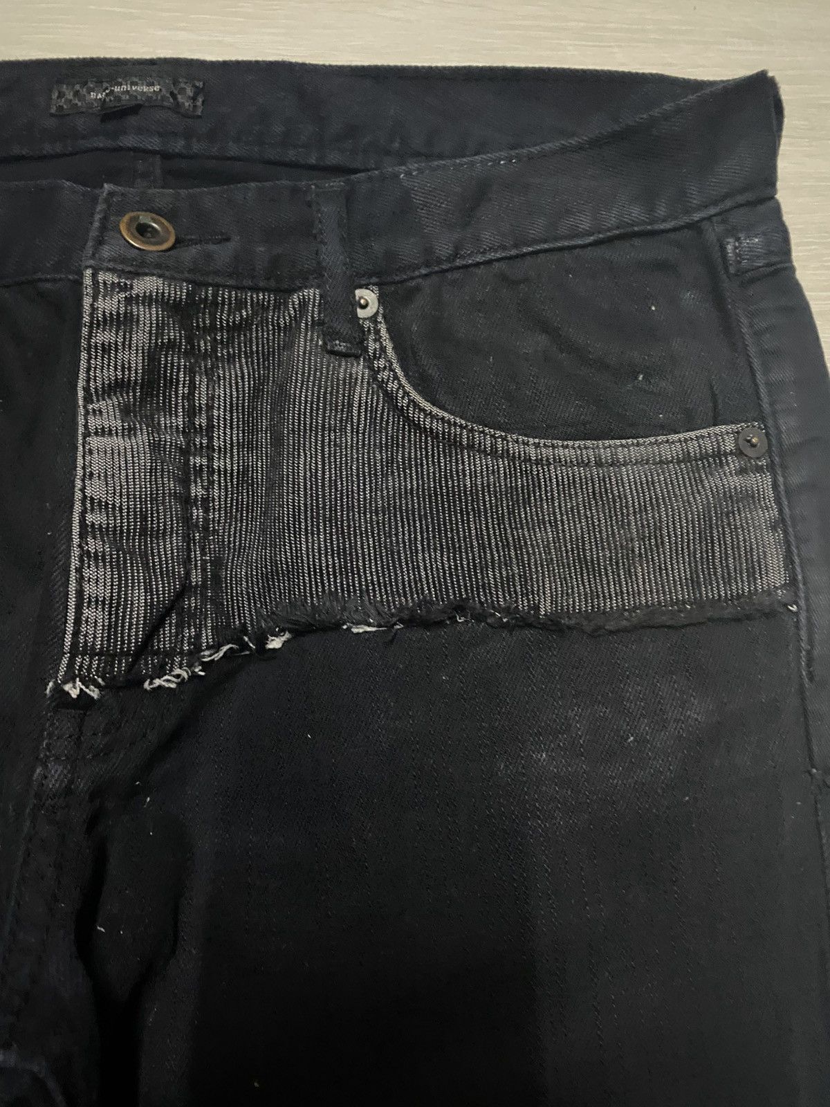 NANO universe Vintage Nano Univers Black Denim Skinny Style Jeans Size US 32 / EU 48 - 11 Thumbnail