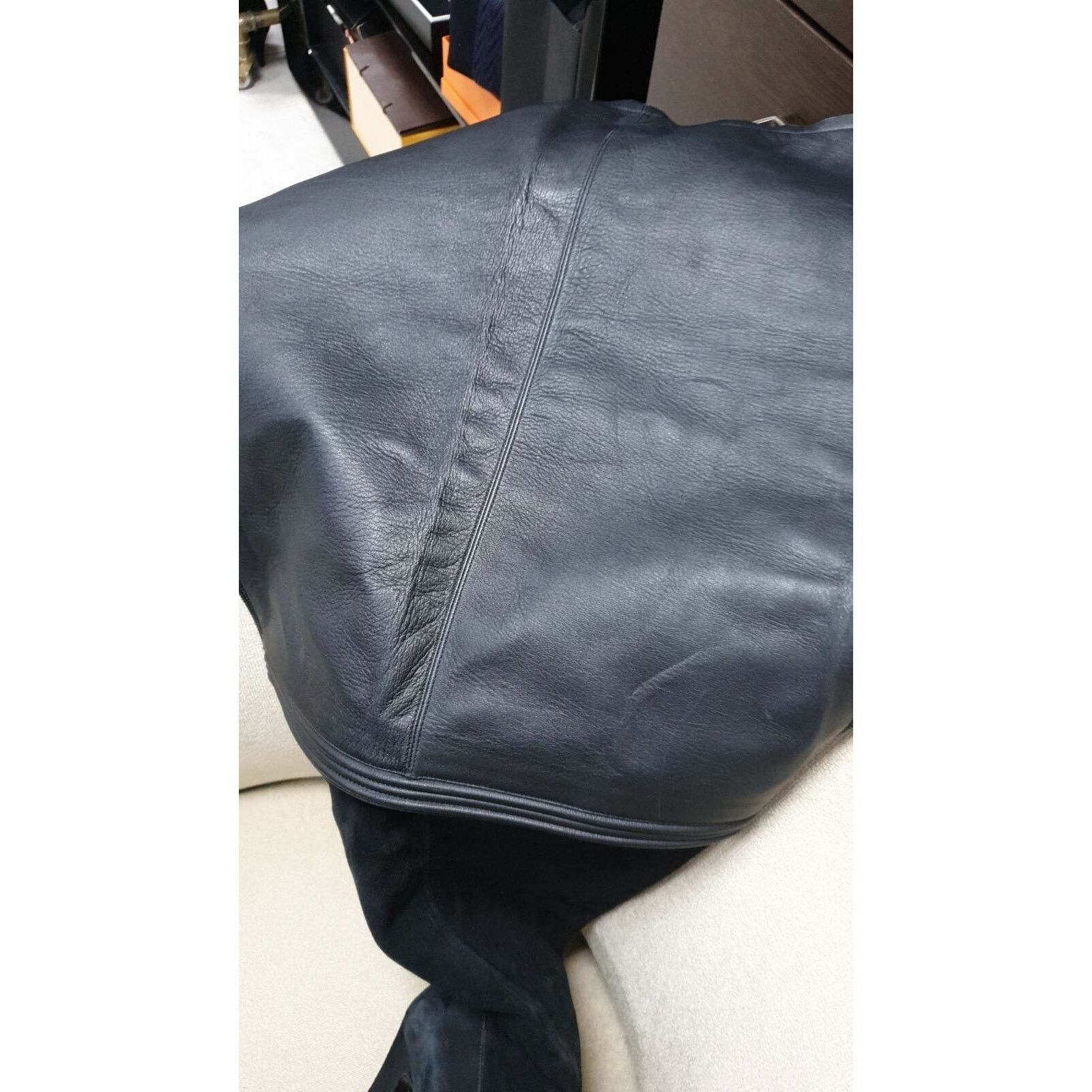 Chanel Chanel Black Suede Leather Over Knee Boots Sz. 39 Size US 9 / IT 39 - 18 Thumbnail