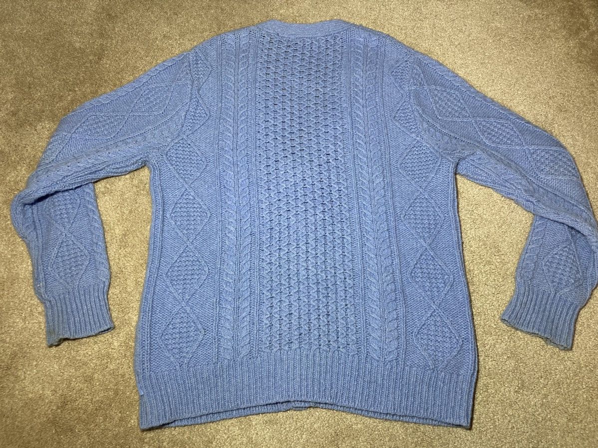 Supreme FW16 Supreme Cable Knit Cardigan Blue Medium 2016 Sweater 16 Size US M / EU 48-50 / 2 - 9 Thumbnail