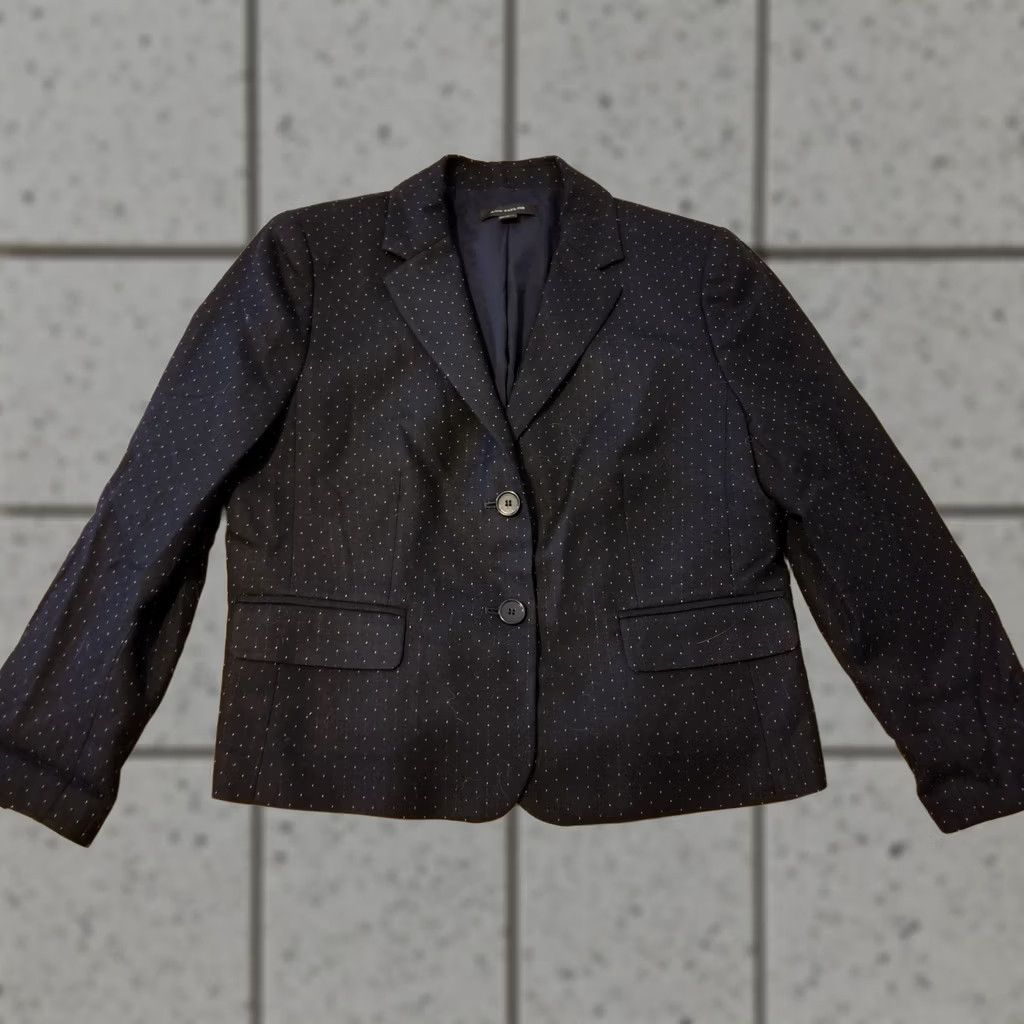 Ann Taylor Ann Taylor Wool Jacket Blazer 8 Black Womens Size M / US 6-8 / IT 42-44 - 1 Thumbnail