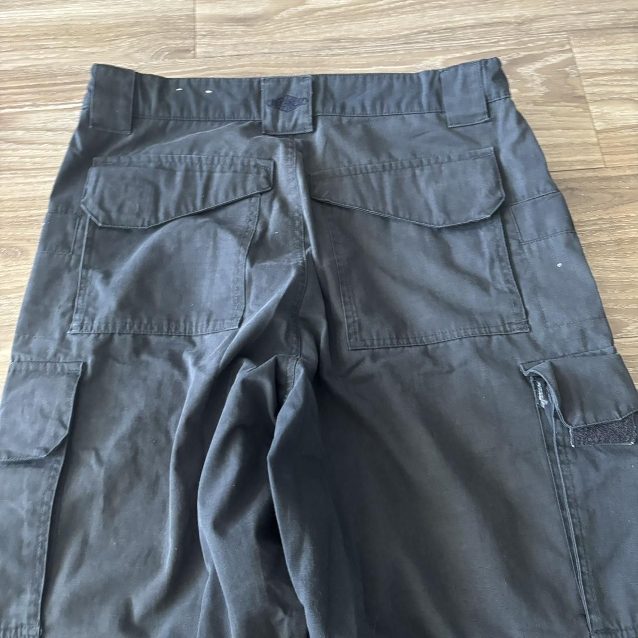Japanese Brand Crazy Vintage Y2K/2000s Black Streetwear Workwear Skater Style Cargo Pants! 33x32 Size US 33 - 7 Thumbnail