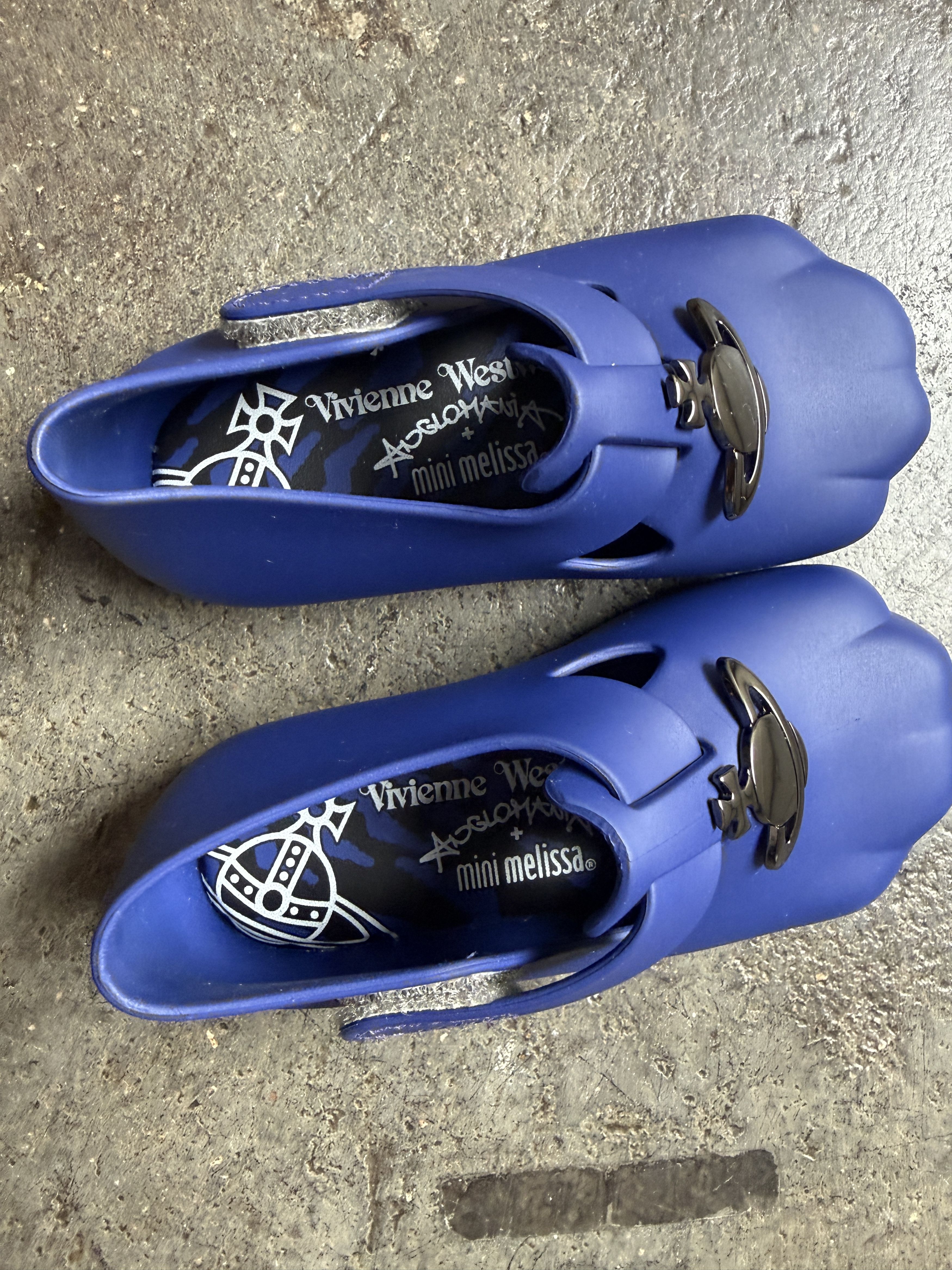 Vivienne Westwood 1/1 Sample Adjustable Melissa Kid Shoe w/ Metal orb Size US 6 / EU 39 - 7 Thumbnail