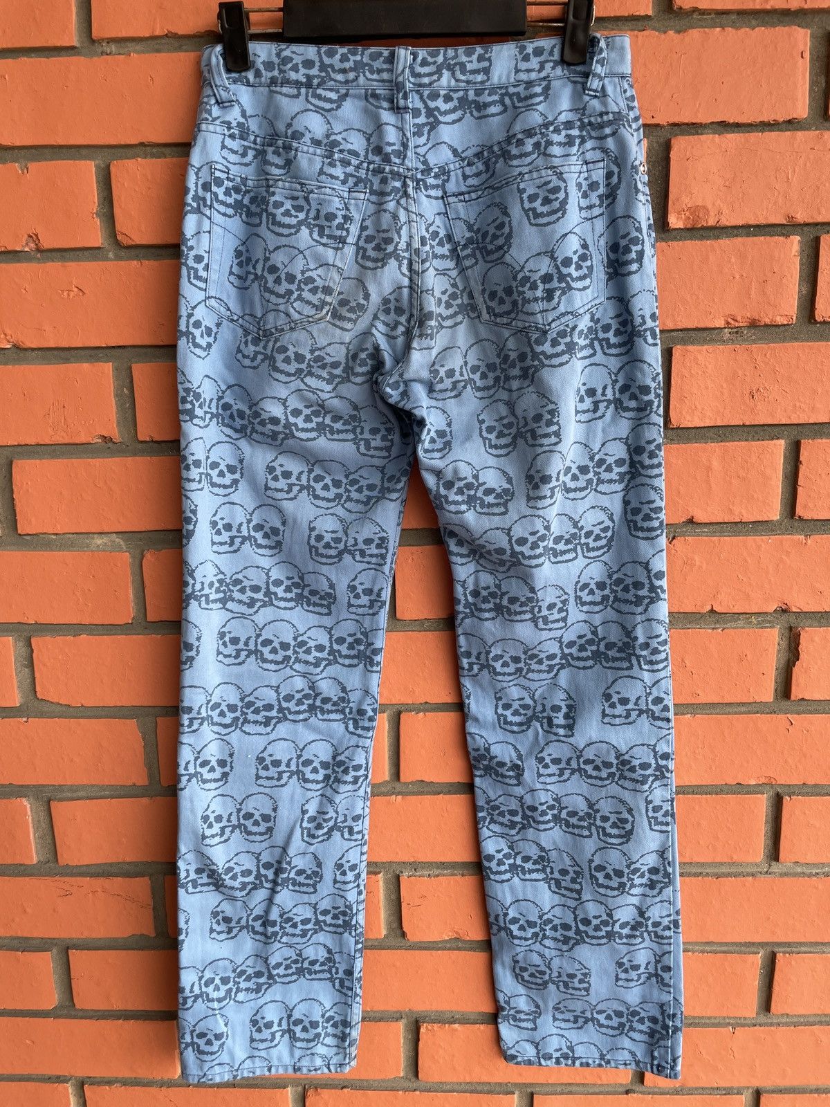 Hysteric Glamour × Japanese Brand Vintage Hysteric Glamour skull printed all over printed Punk Size US 28 / EU 44 - 7 Thumbnail