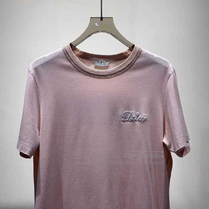 Dior Dior Pink Cotton Men's T-Shirt . Size US L / EU 52-54 / 3 - 3 Thumbnail