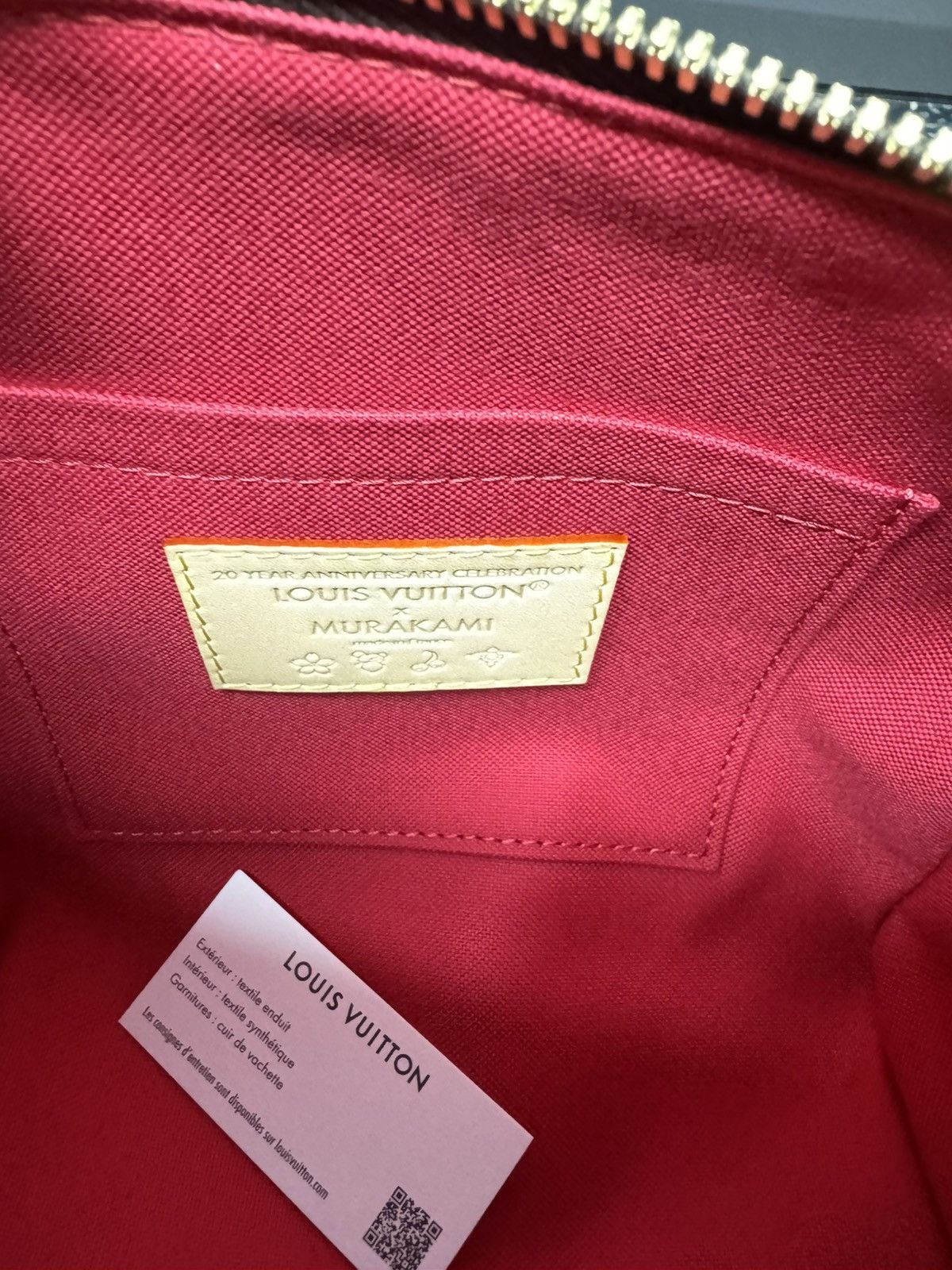 Louis Vuitton × Takashi Murakami Louis Vuitton x TM 2025 Cherry 🍒 Speedy 20 Bandouliere ⭐️ Size ONE SIZE - 7 Thumbnail