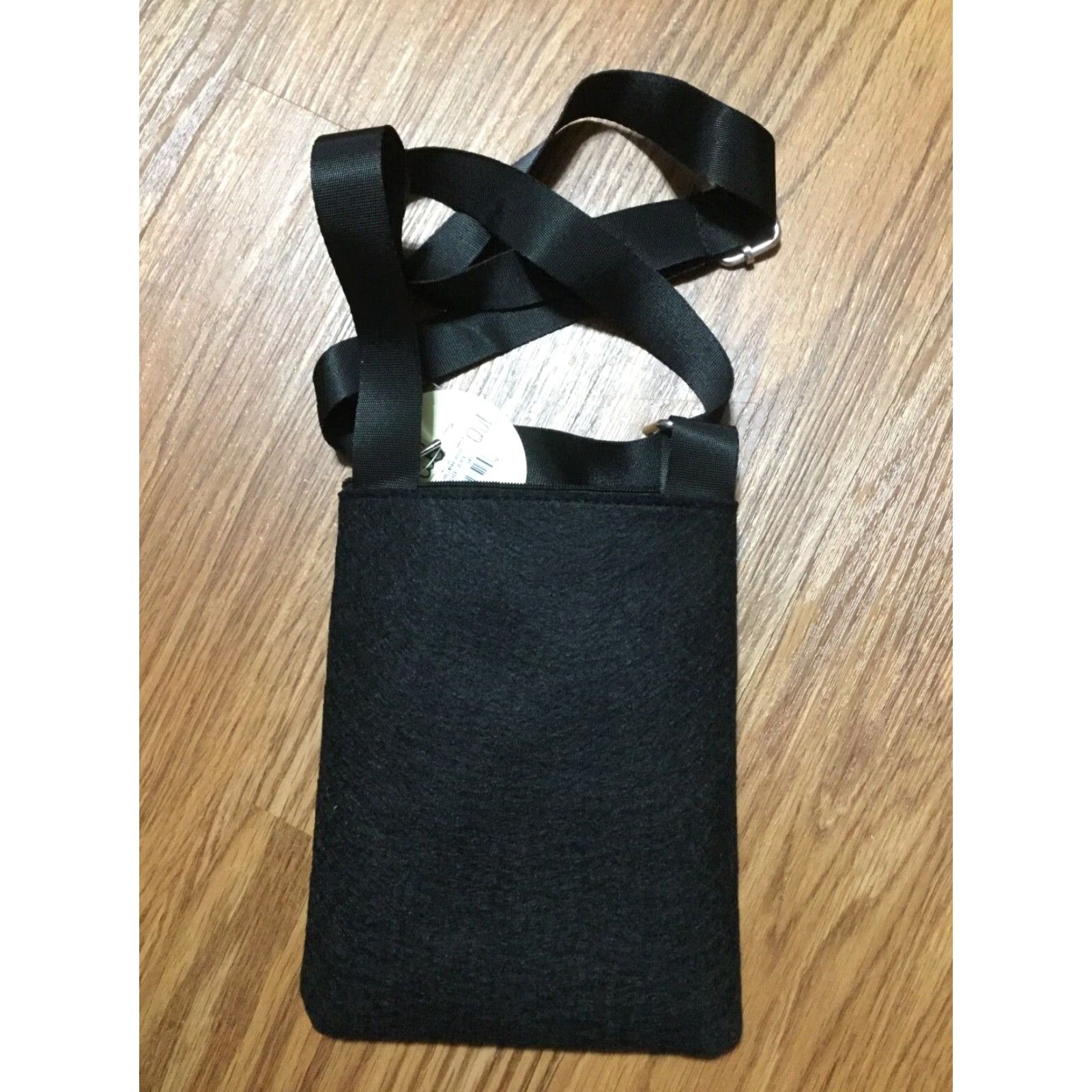 Vintage UB Unique Boutique Modern Bag Collection Black Pink Small Cross Body Textured Size ONE SIZE - 4 Thumbnail