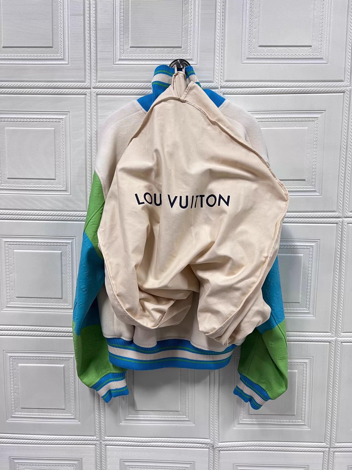 Louis Vuitton LV Cartoon Duck Monogram Baseball Jacket 52 D61501 Size US L / EU 52-54 / 3 - 7 Thumbnail