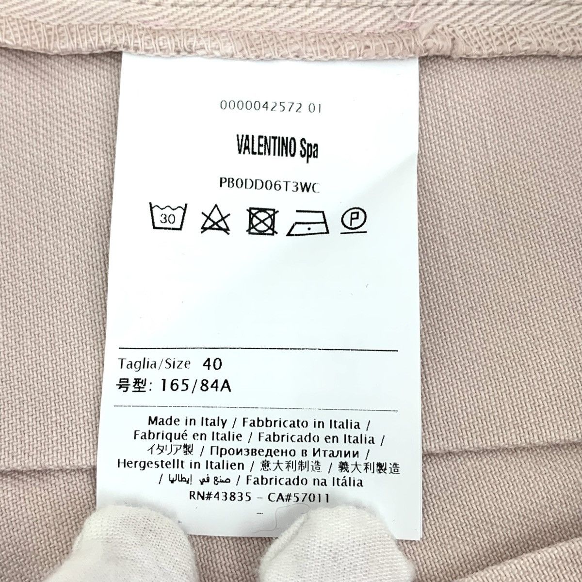 Valentino Valentino Light Pink Cotton Casual Pleated Mini Skirt K26WX Size 27" / US 4 / IT 40 - 8 Thumbnail