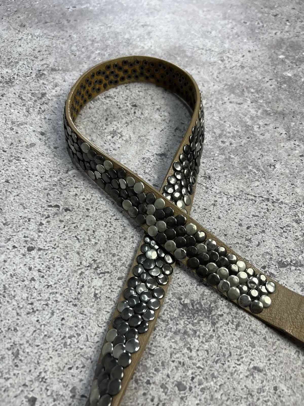 Hysteric Glamour × Japanese Brand Vintage Belts Y2K Rhinestones Punk leather belt Japanese Size ONE SIZE - 6 Thumbnail
