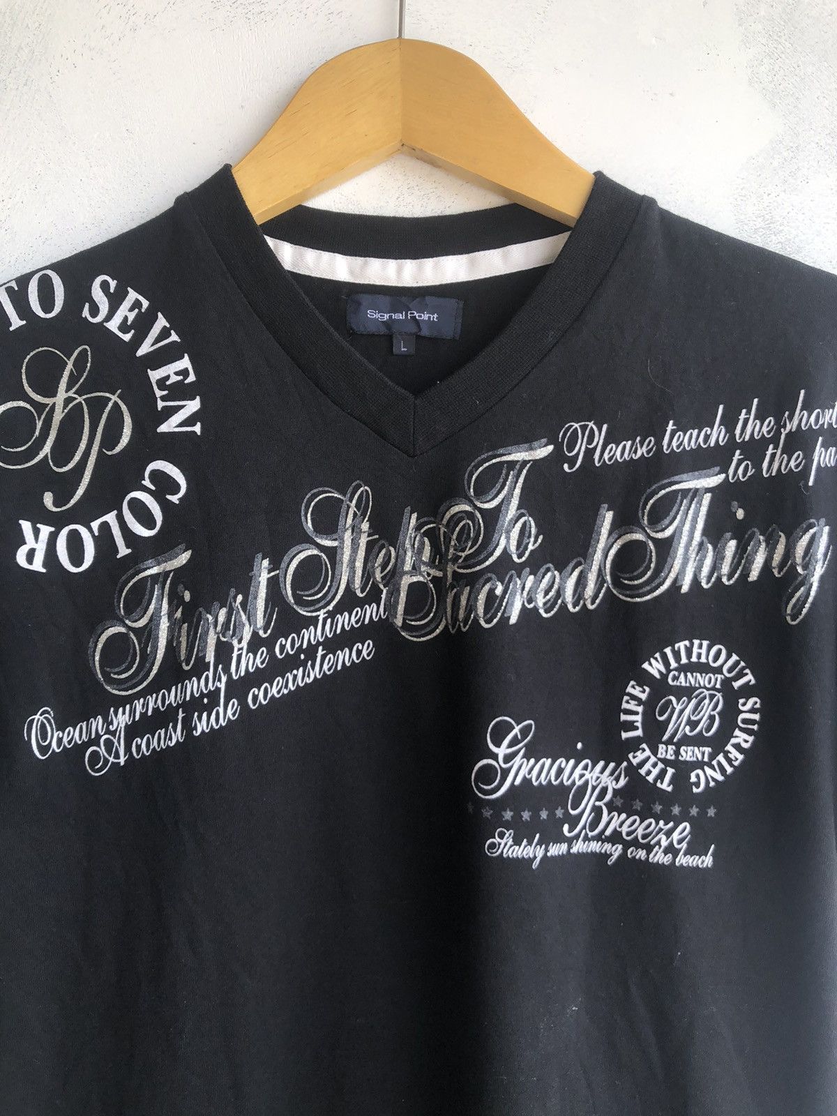 Hysteric Glamour Japan Gothic Poem Signal Point Rock Punk Style Size US L / EU 52-54 / 3 - 5 Thumbnail