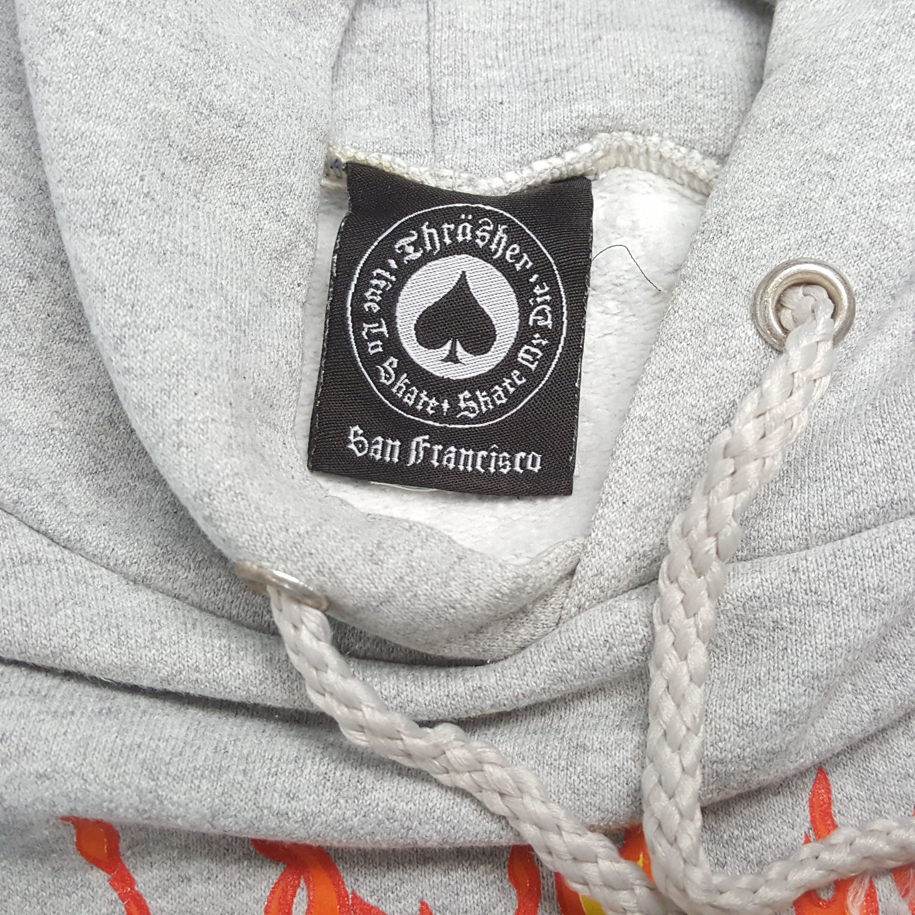 Thrasher × Vintage Vintage THRASHER American Skateboard Streetwear Hoodies Size US M / EU 48-50 / 2 - 9 Thumbnail