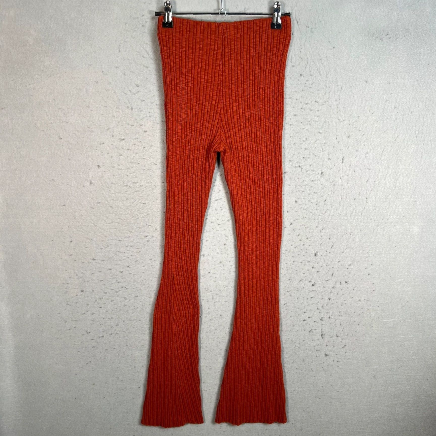 Urban Outfitters Urban Outfitters Pants Womens Small Ribbed Flare Stretch Knit Size 28" / US 6 / IT 42 - 2 Thumbnail