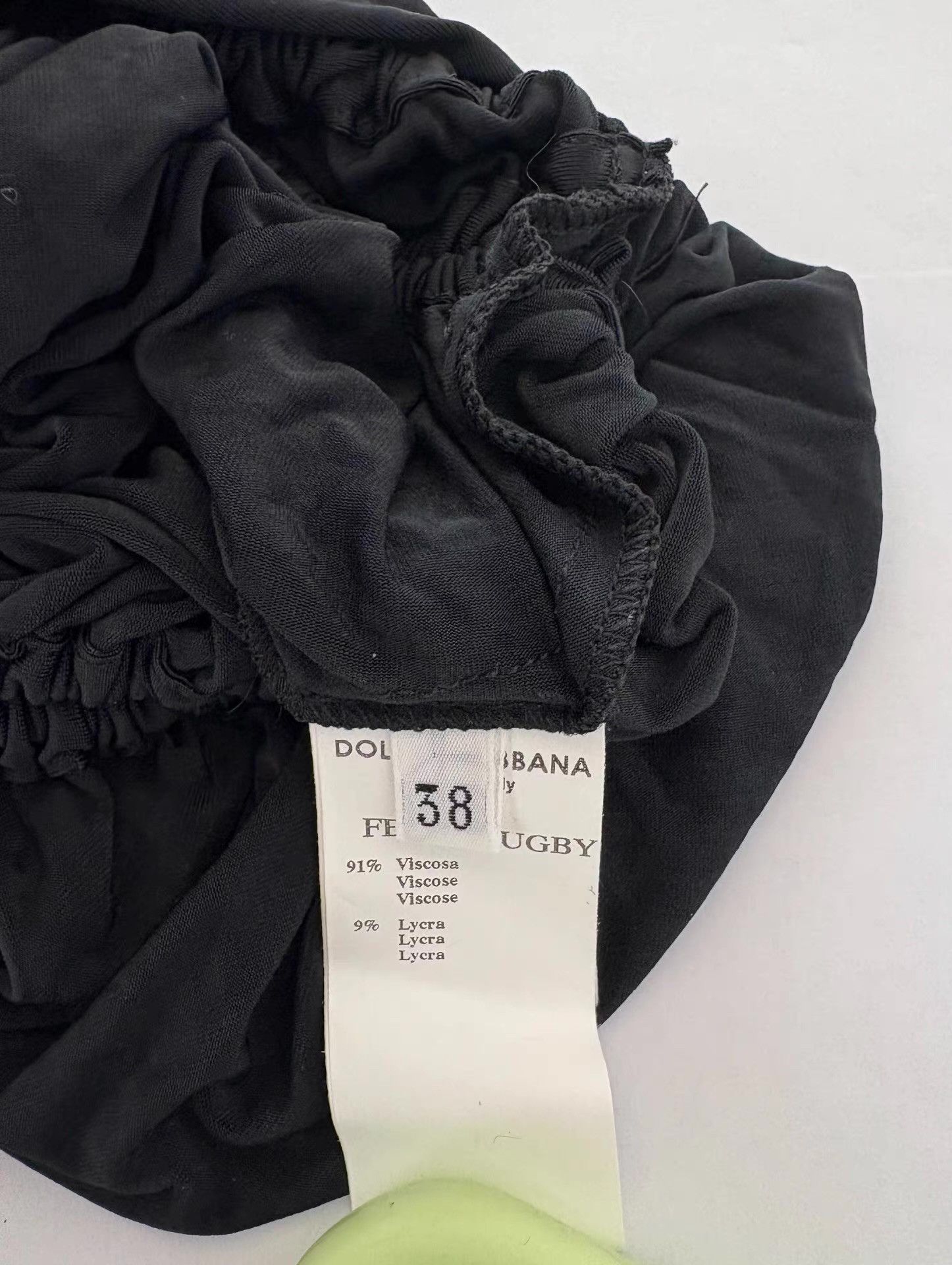 Dolce & Gabbana Dolce & Gabbana (DG) 2003SS Lace-Up Draped Top Ｑ21 Size M / US 6-8 / IT 42-44 - 6 Thumbnail