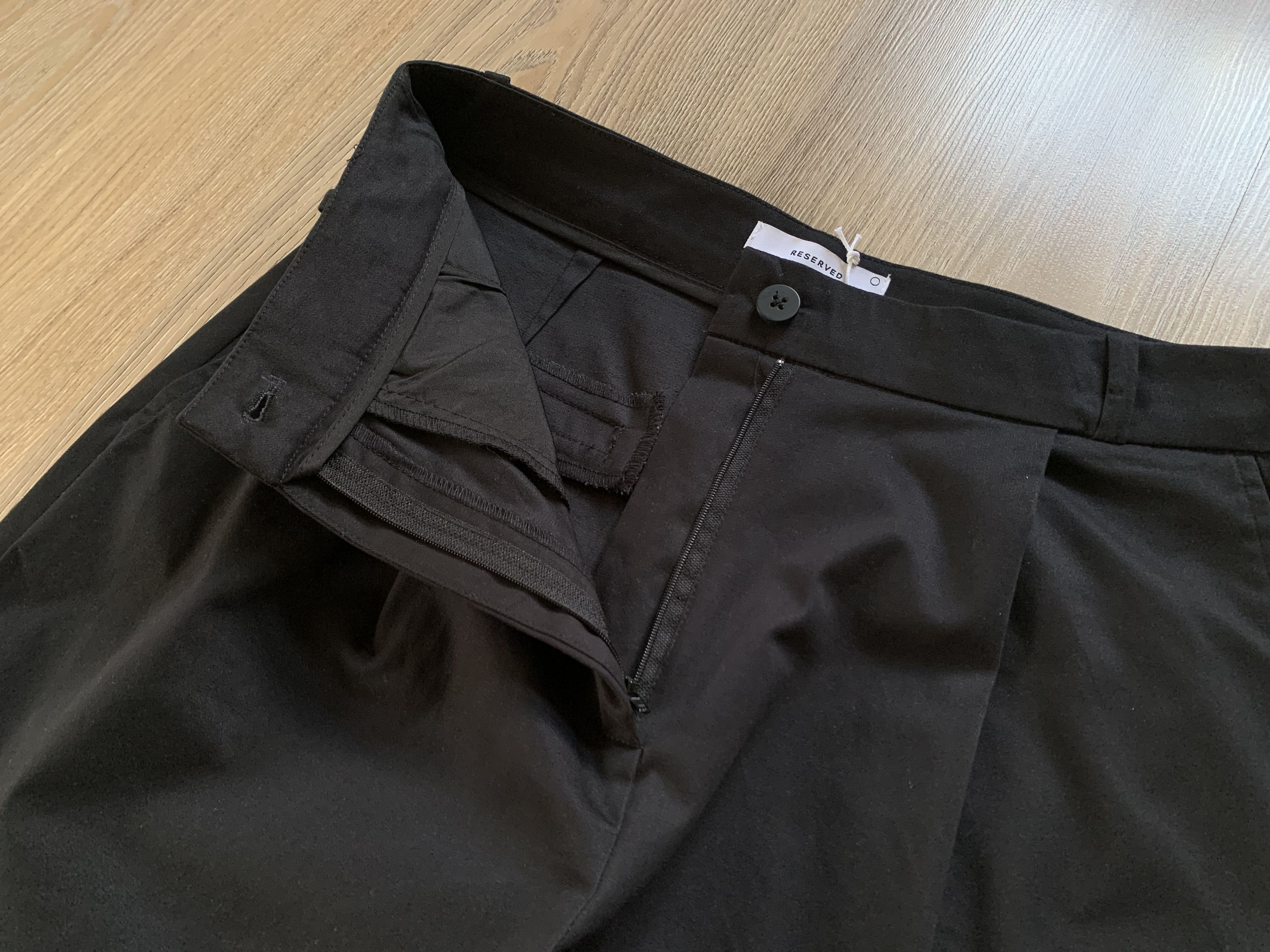 Reserved Reserved Womens Black Casual Pants Trousers Size 32" / US 10 / IT 46 - 5 Thumbnail