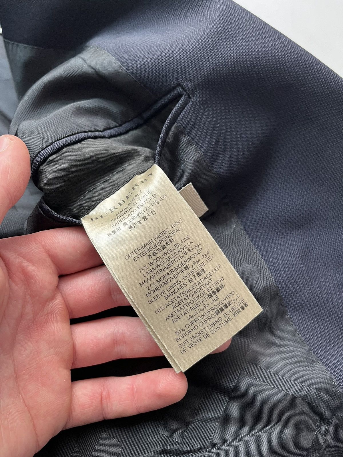 Burberry Burberry London men wool classic suit Size 52L - 12 Thumbnail