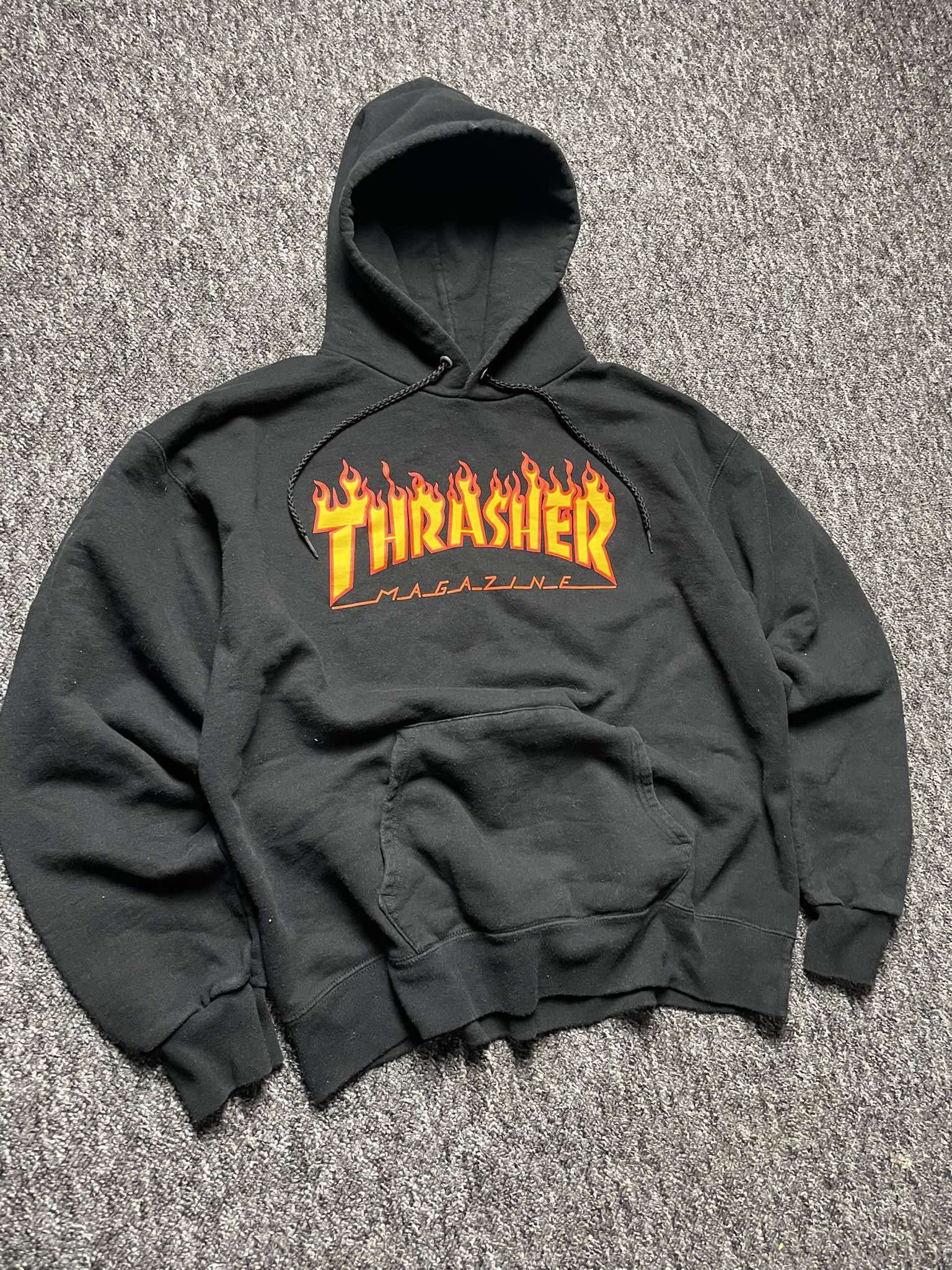Thrasher × Vintage Vintage retro style hoodie Thrasher magazine logo classic M Size US M / EU 48-50 / 2 - 2 Thumbnail