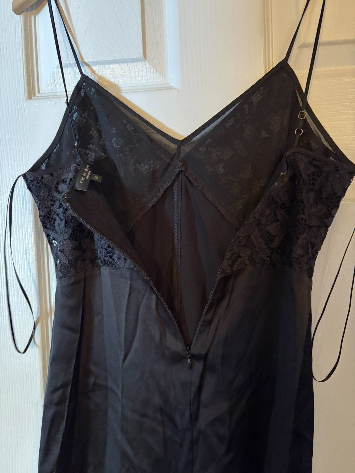 Rag & Bone RAG & BONE BLACK SILK SLIP DRESS Size XXS / US 00 / IT 34 - 5 Thumbnail