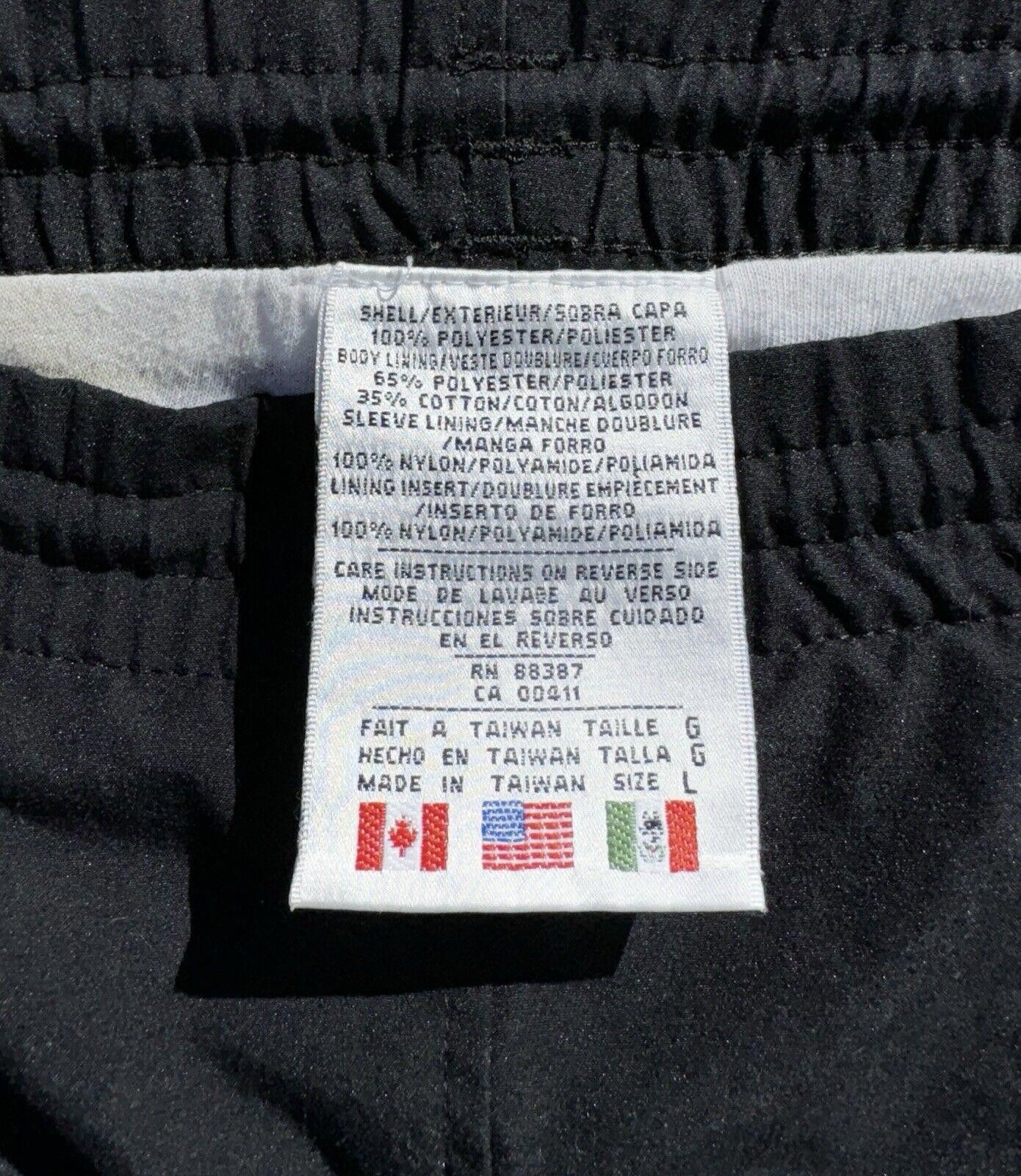Adidas Vintage Adidas 90s Black Zippered Baggy Track Pants Sz L Size US 34 / EU 50 - 5 Thumbnail