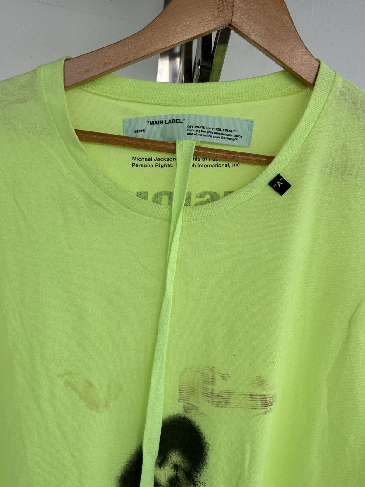 Off-White S/S19 Off-White Virgil Abloh Michael Jackson Oversized Tee Size US L / EU 52-54 / 3 - 8 Thumbnail