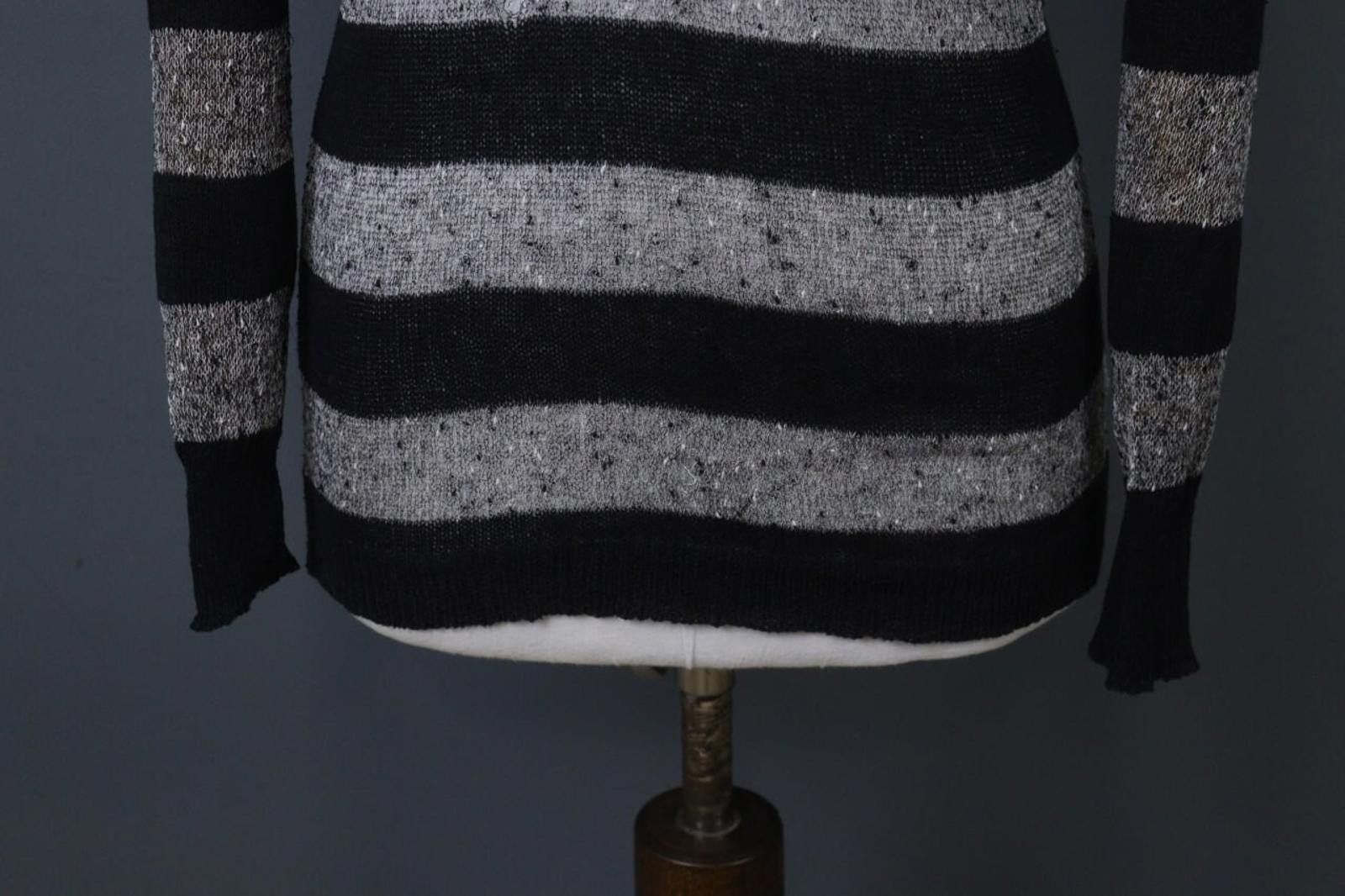 Polo Ralph Lauren Ralph Lauren Gray Black Ribbed Cuff & Hem Sweater Size XS Size XS / US 0-2 / IT 36-38 - 3 Thumbnail