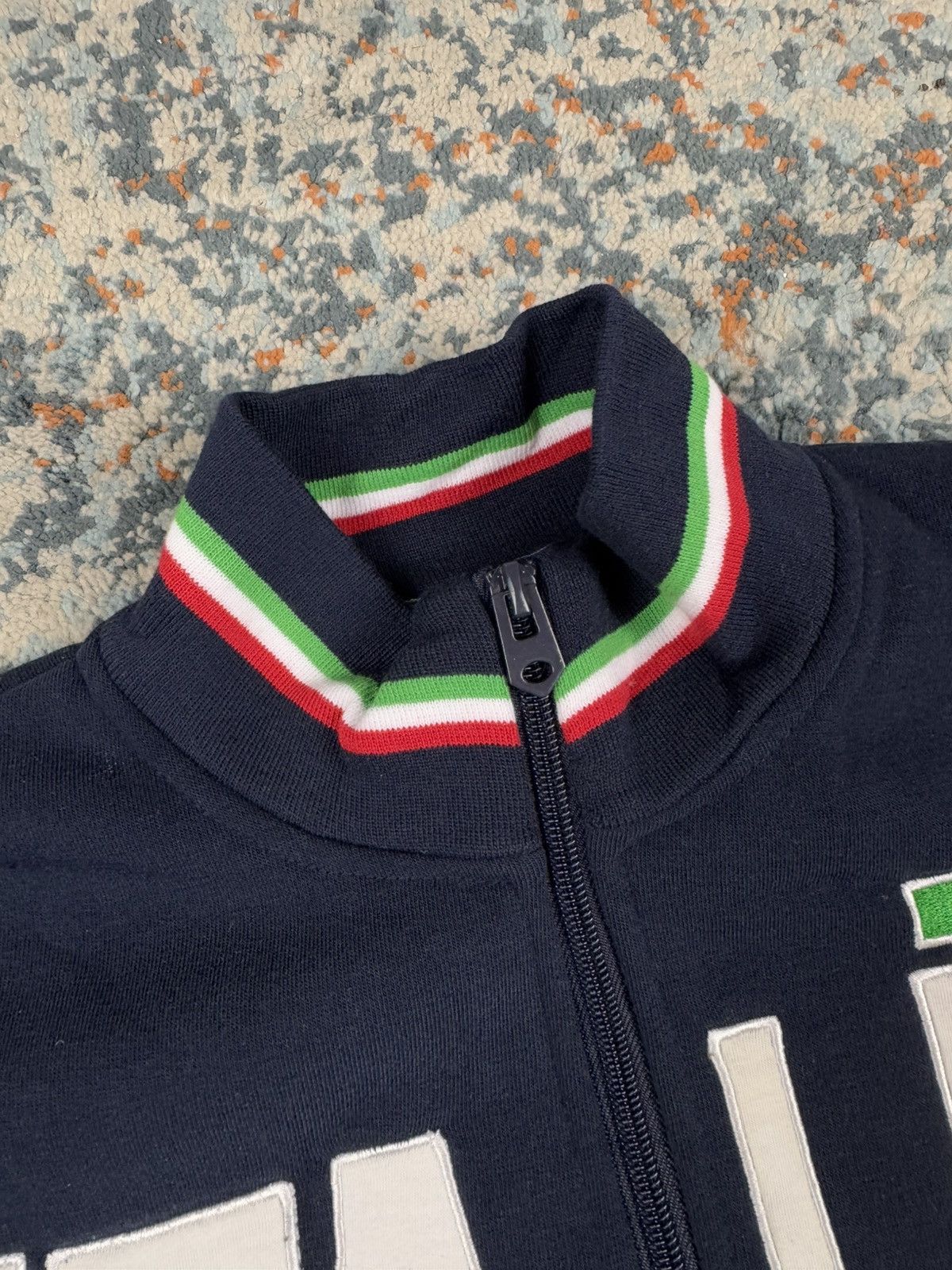 Vintage Vintage y2k Italy Italia spellout zip sweatshirt blokecore Size US XS / EU 42 / 0 - 8 Thumbnail