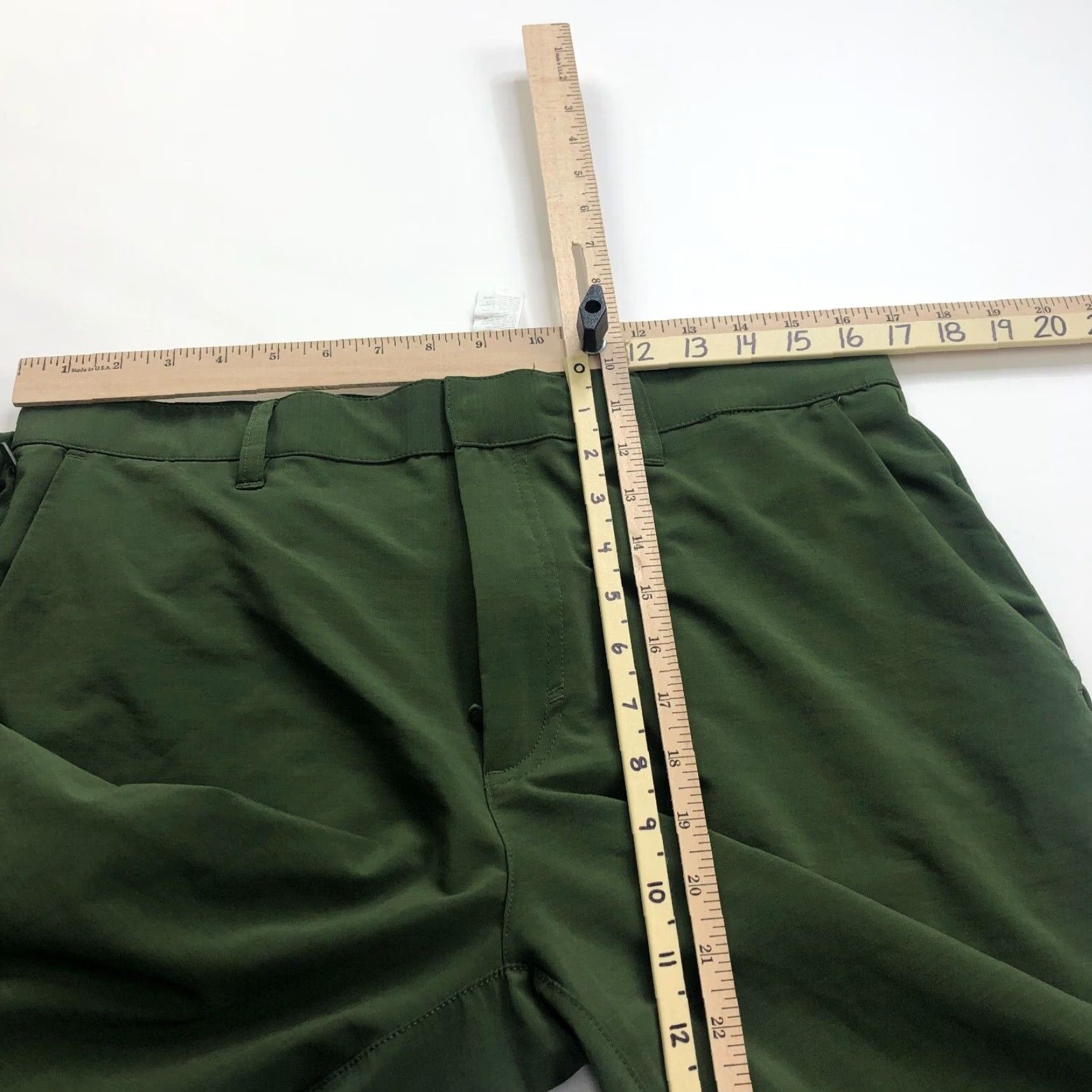 Fabletics Fabletics Chino Pants Flat Front Stretch Tapered 33W 29L MINT Green Medium Regular Men Size US 33 - 6 Thumbnail